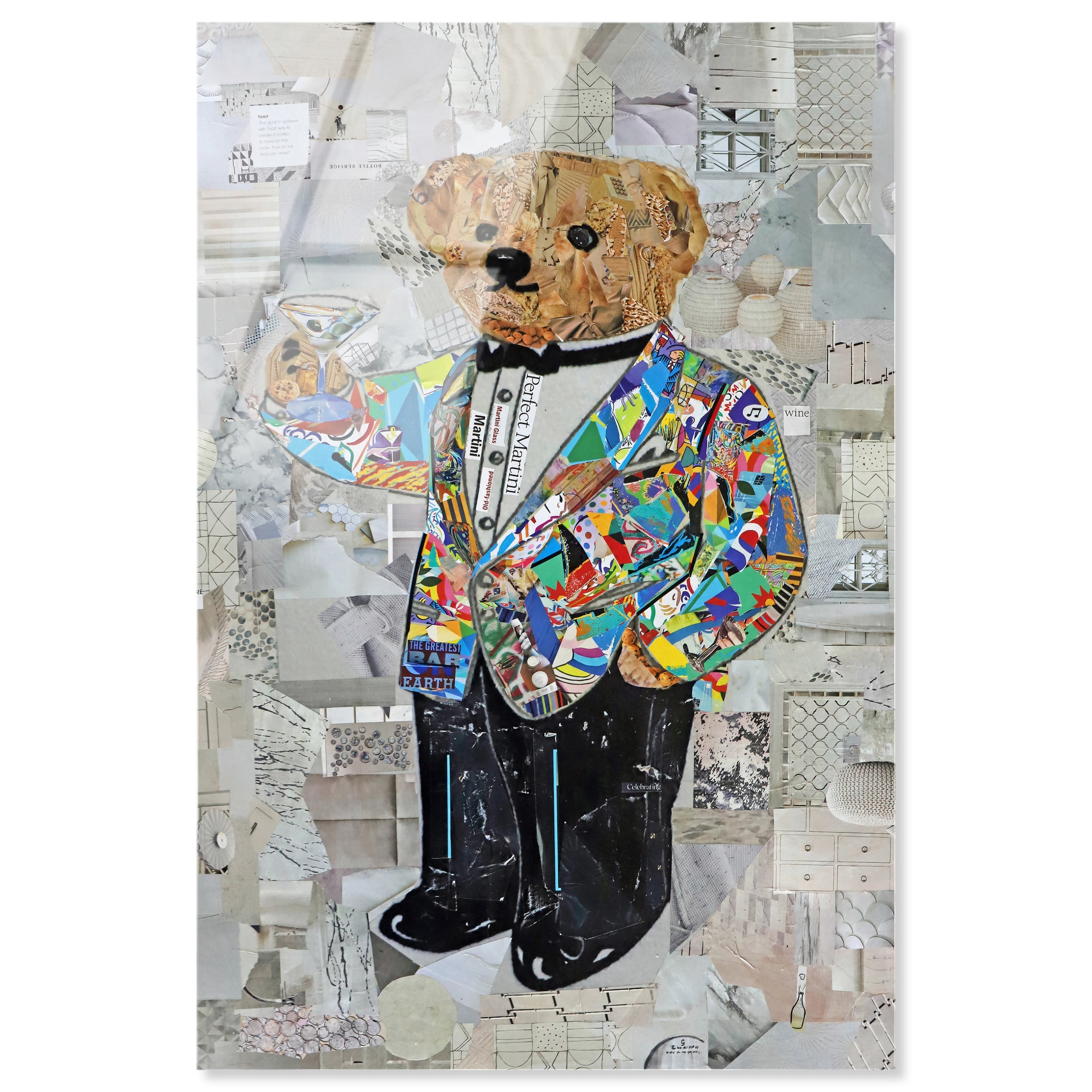 Katy Hirschfeld - High Class Elegance Tall - Framed Acrylic Art