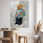 Katy Hirschfeld - High Class Elegance Tall - Framed Acrylic Art