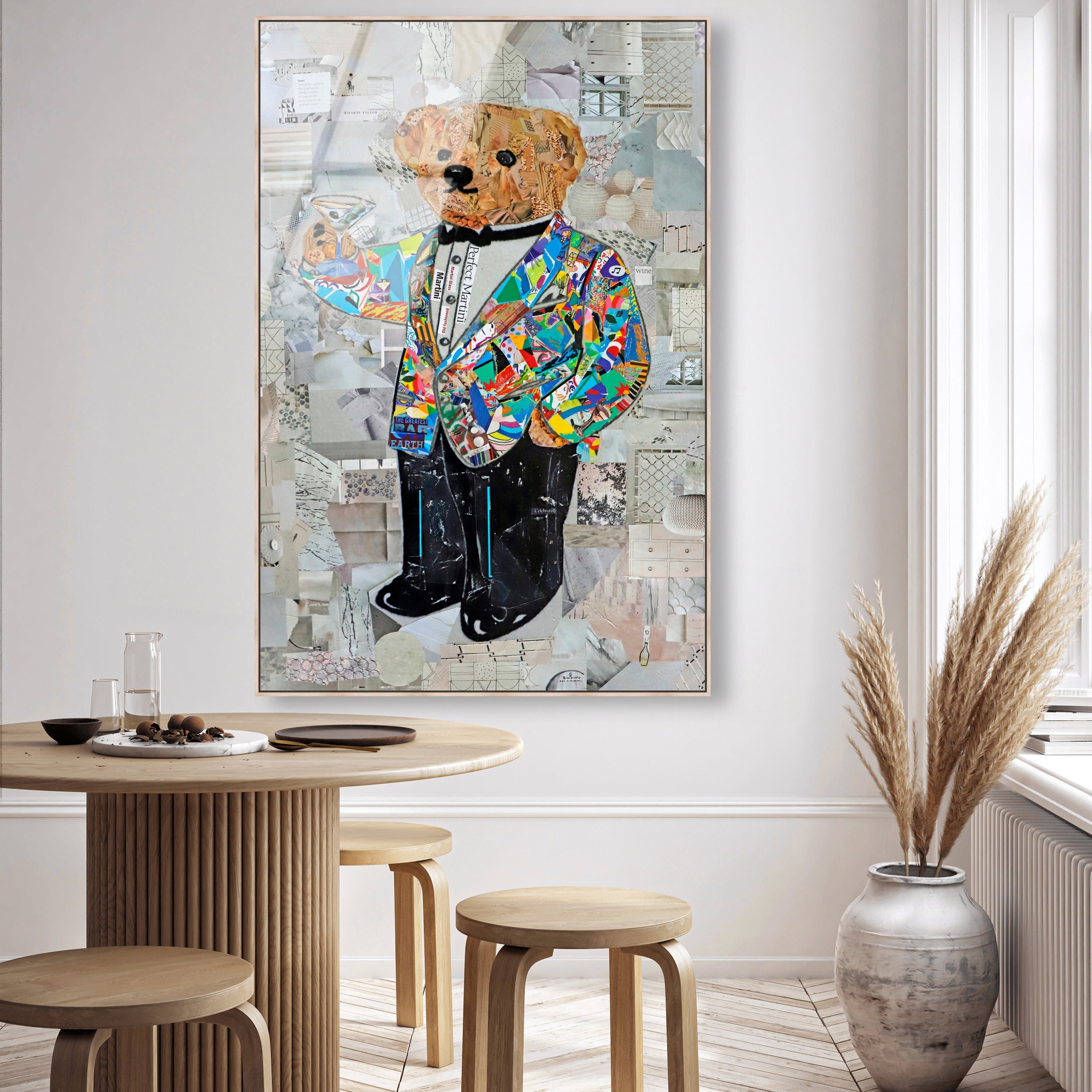 Katy Hirschfeld - High Class Elegance Tall - Framed Acrylic Art