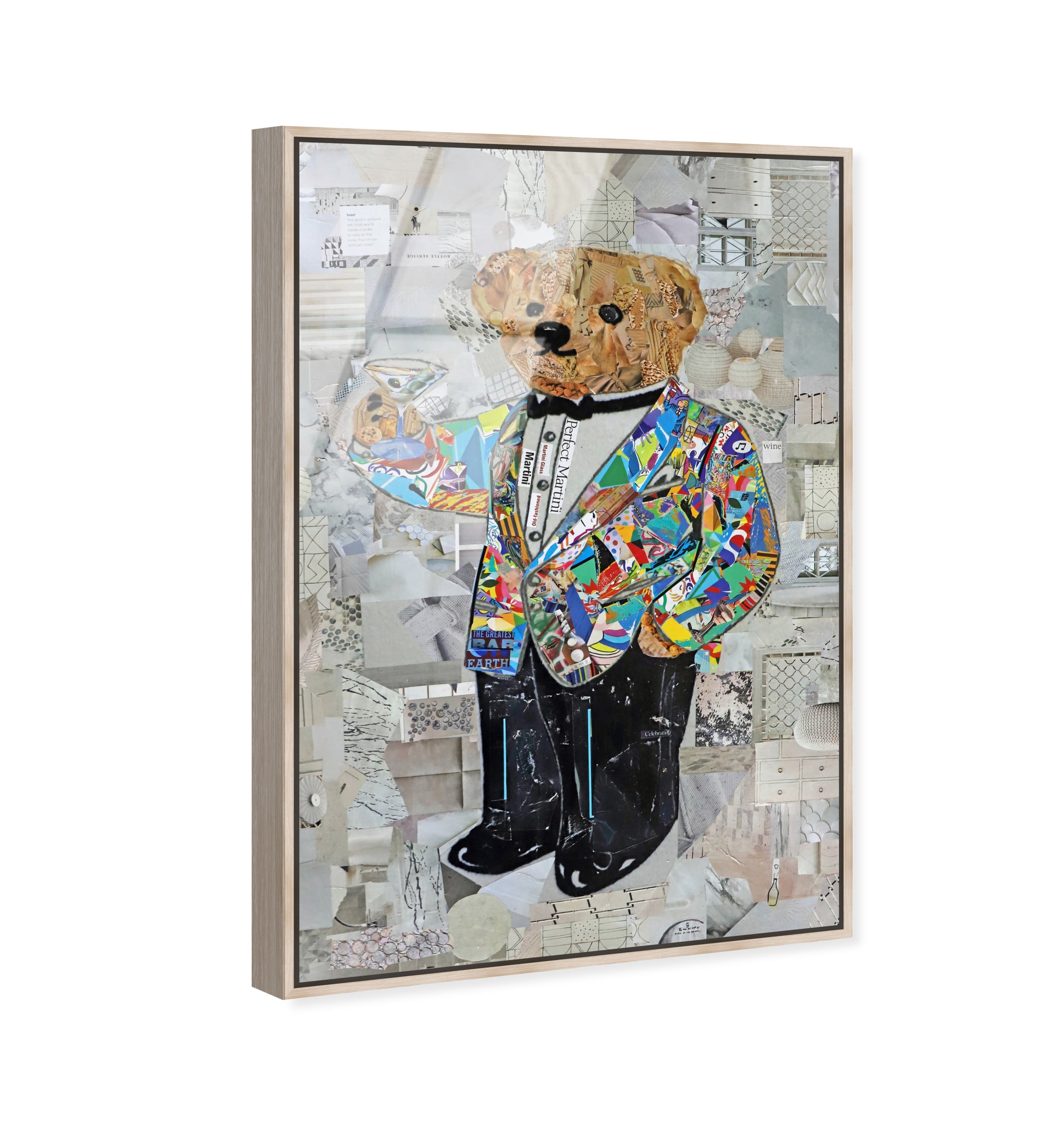 Katy Hirschfeld - High Class Elegance Tall - Framed Acrylic Art