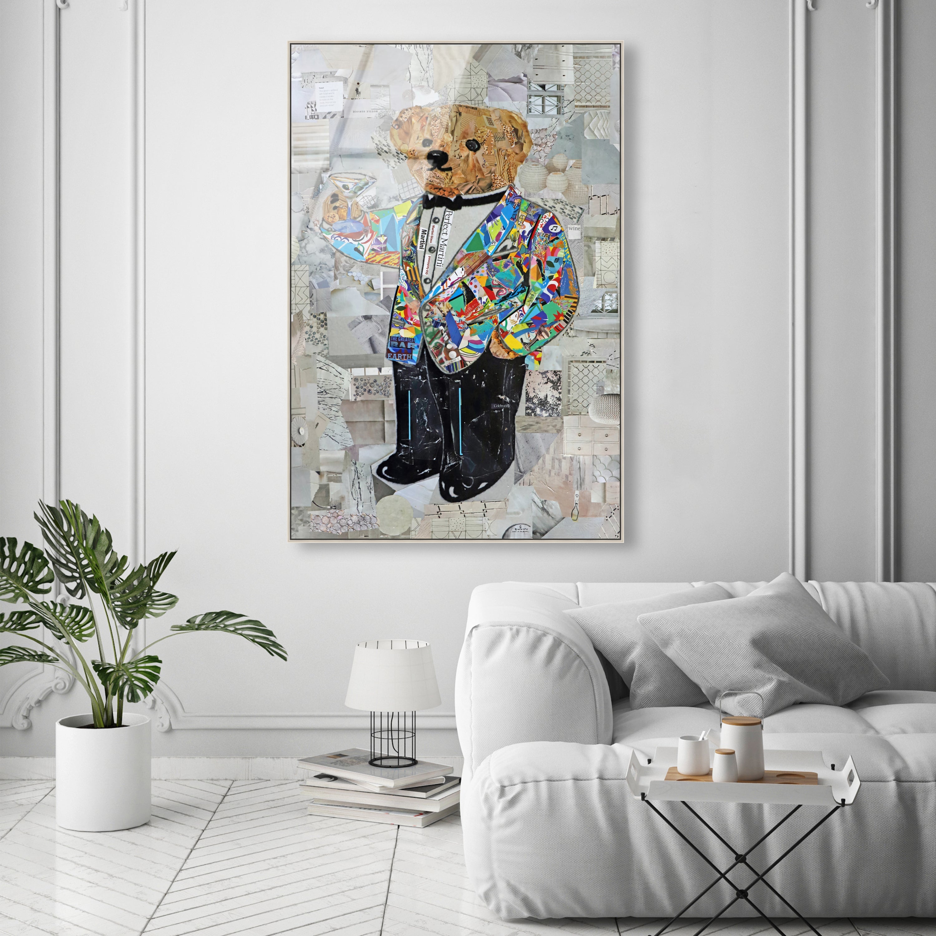 Katy Hirschfeld - High Class Elegance Tall - Framed Acrylic Art