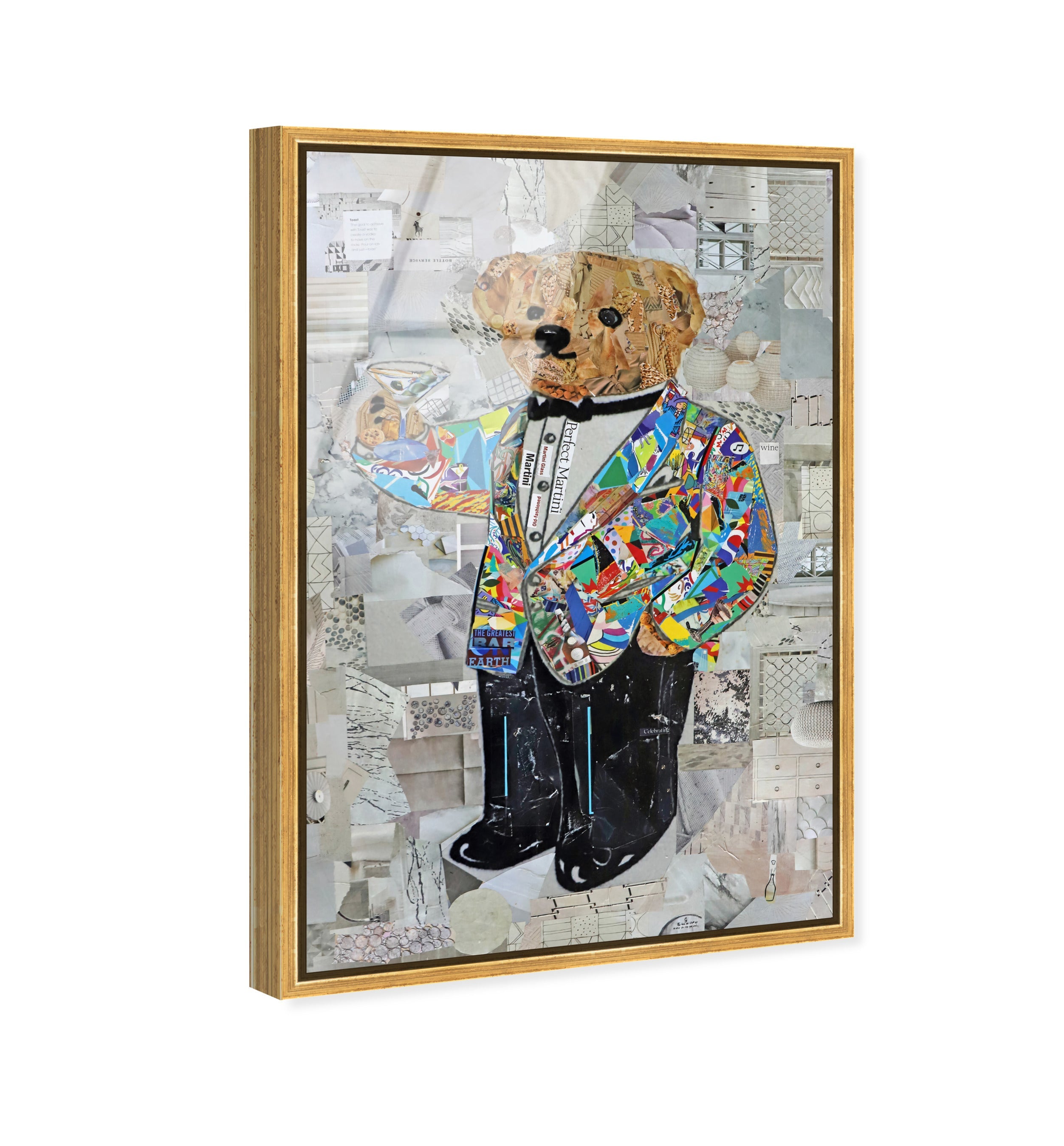 Katy Hirschfeld - High Class Elegance Tall - Framed Acrylic Art