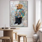 Katy Hirschfeld - High Class Elegance Tall - Framed Acrylic Art