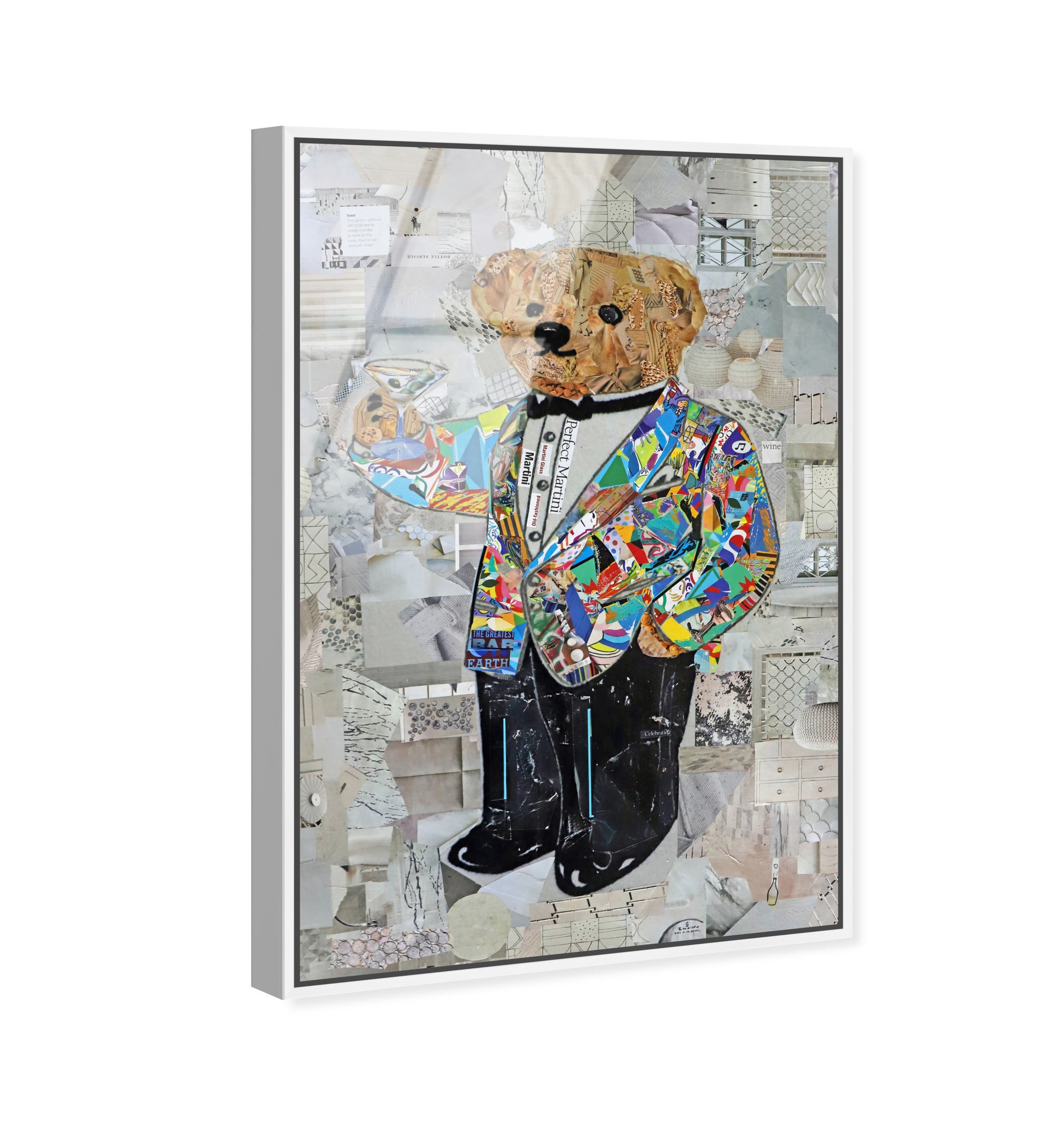 Katy Hirschfeld - High Class Elegance Tall - Framed Acrylic Art