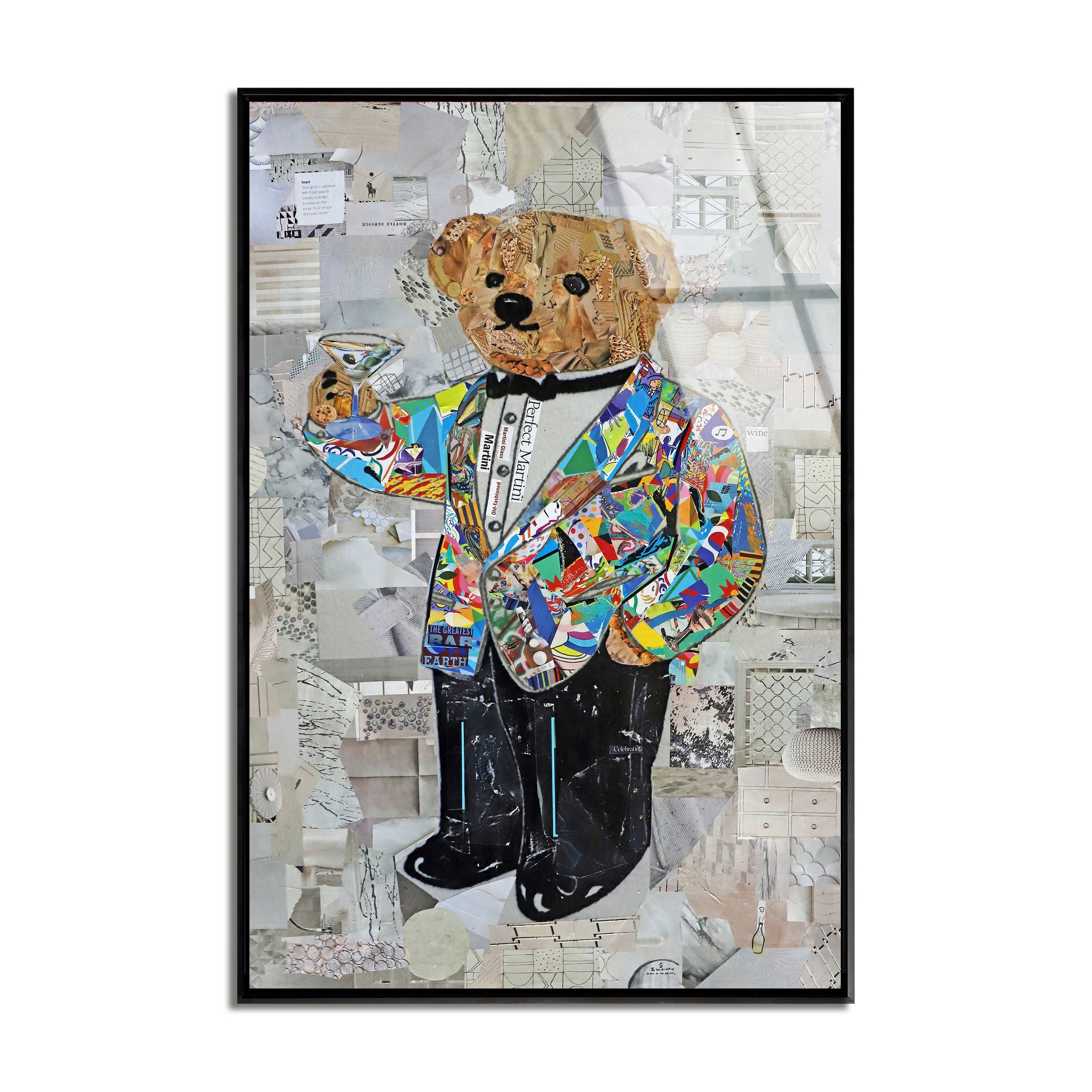 Katy Hirschfeld - High Class Elegance Tall - Framed Acrylic Art Main image