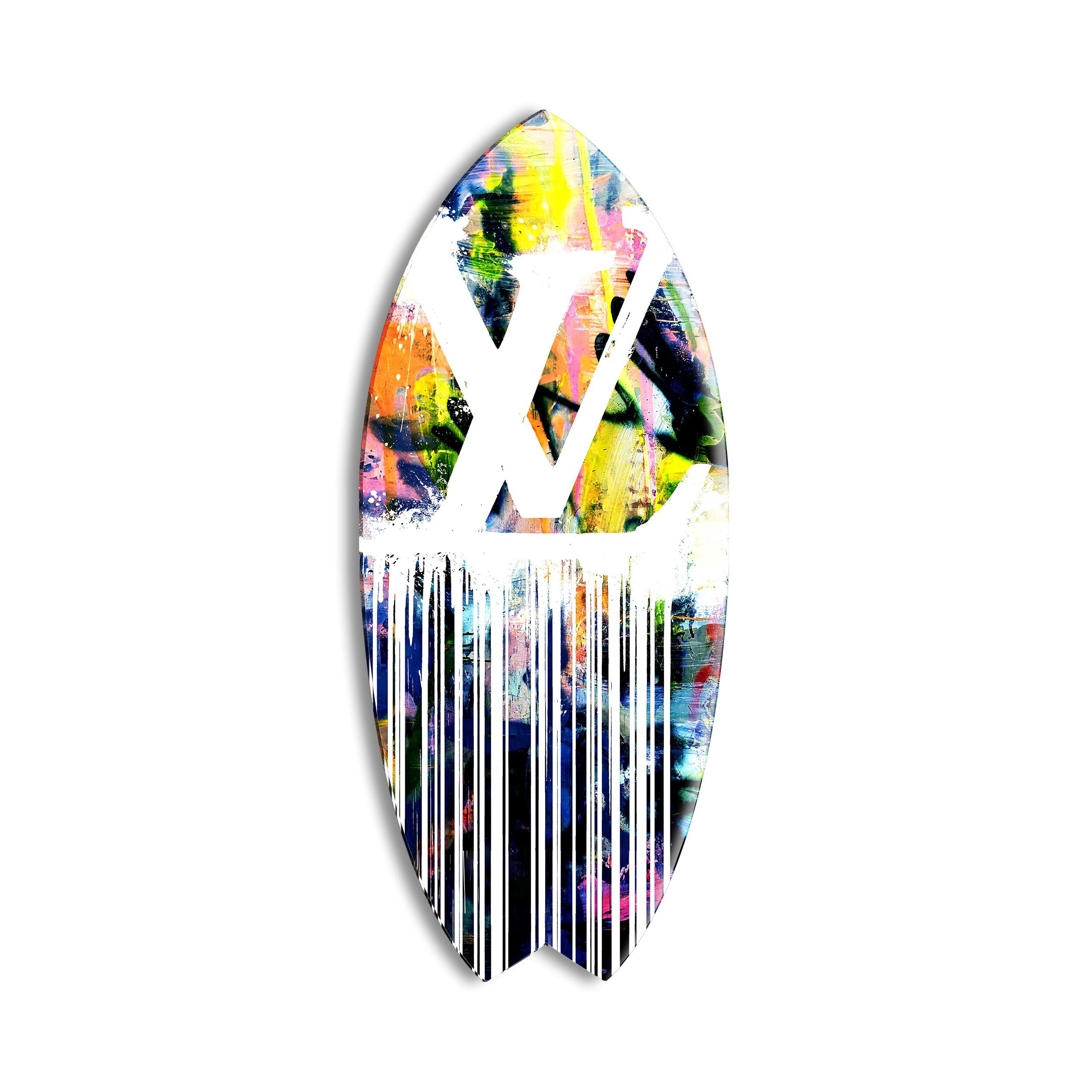 Dripping Stencil Wall Skimboard Secondary image