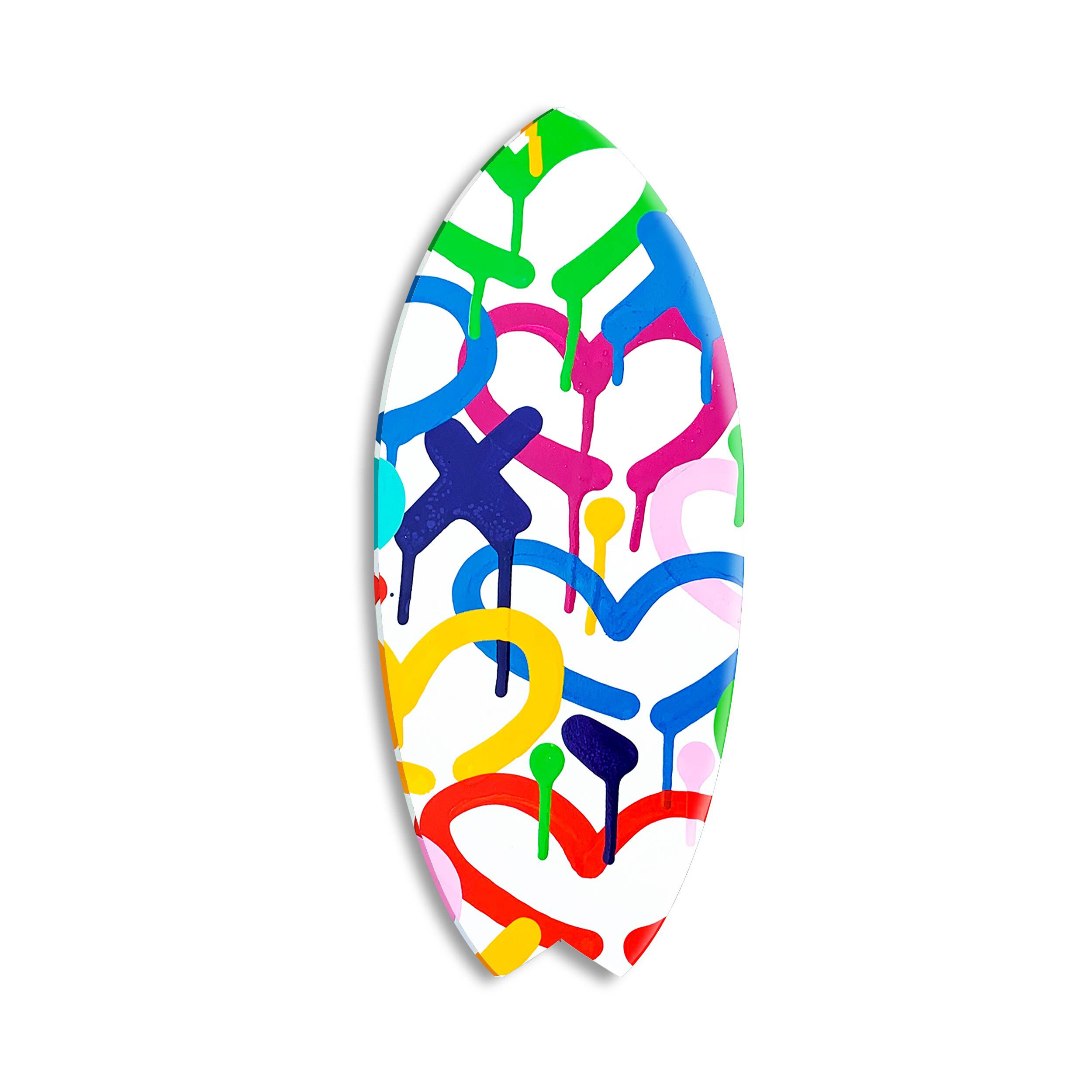 Corey Paige - Rainbow Electric Love Skimboard Secondary image