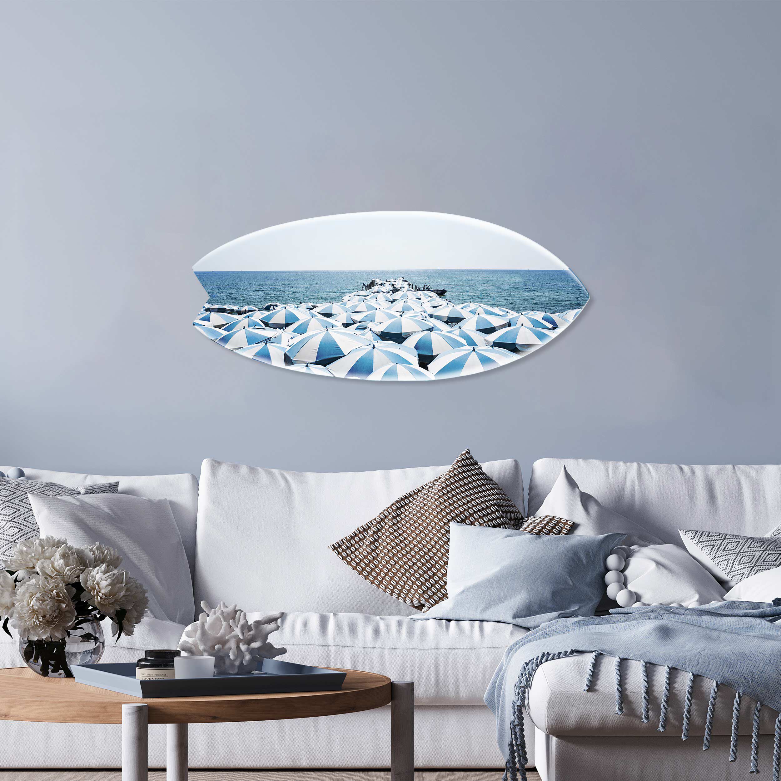 Blue Umbrella Beach Skimboard Main image