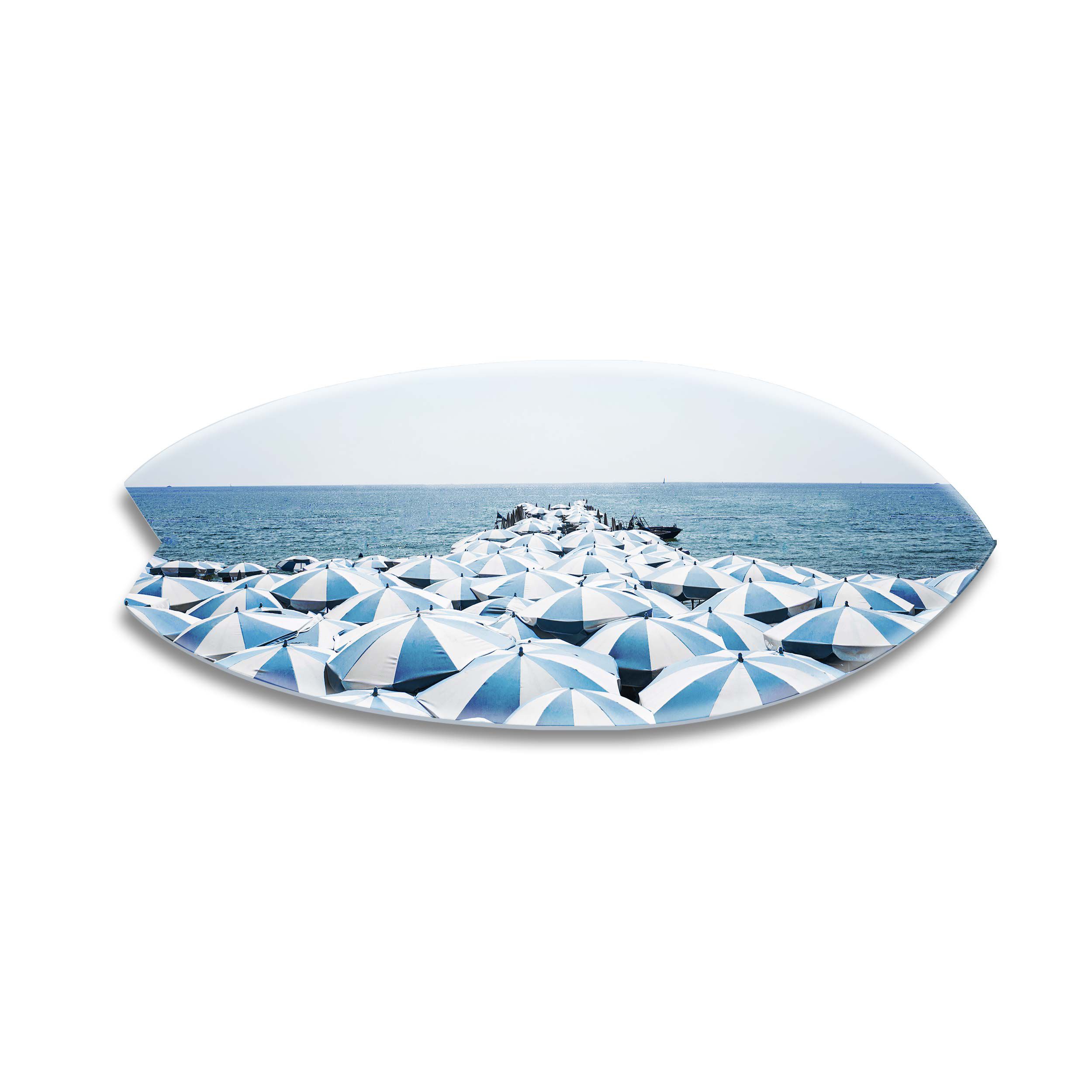 Blue Umbrella Beach Skimboard Secondary image
