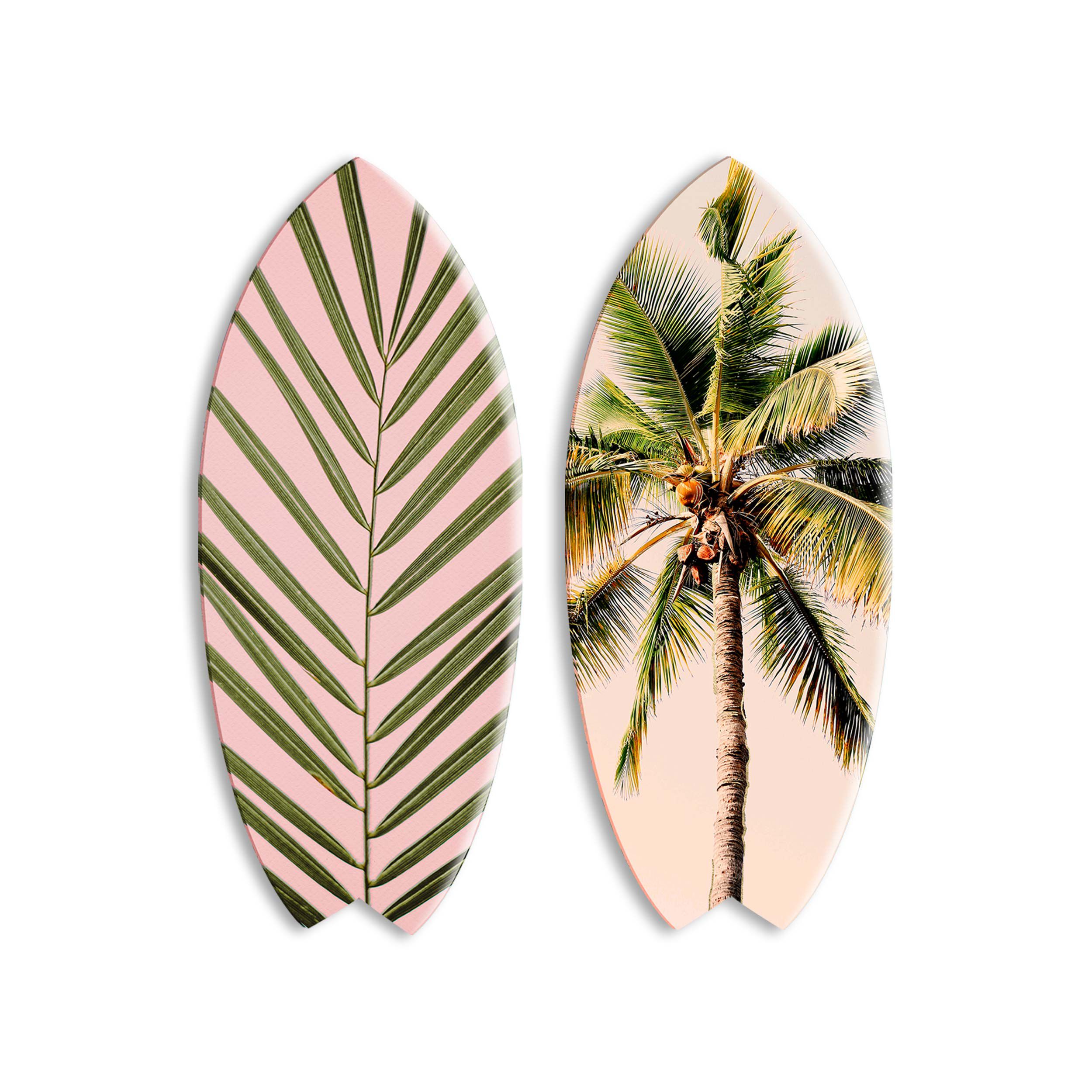 Blush Palm Skimboard- 2 Piece Set Secondary image