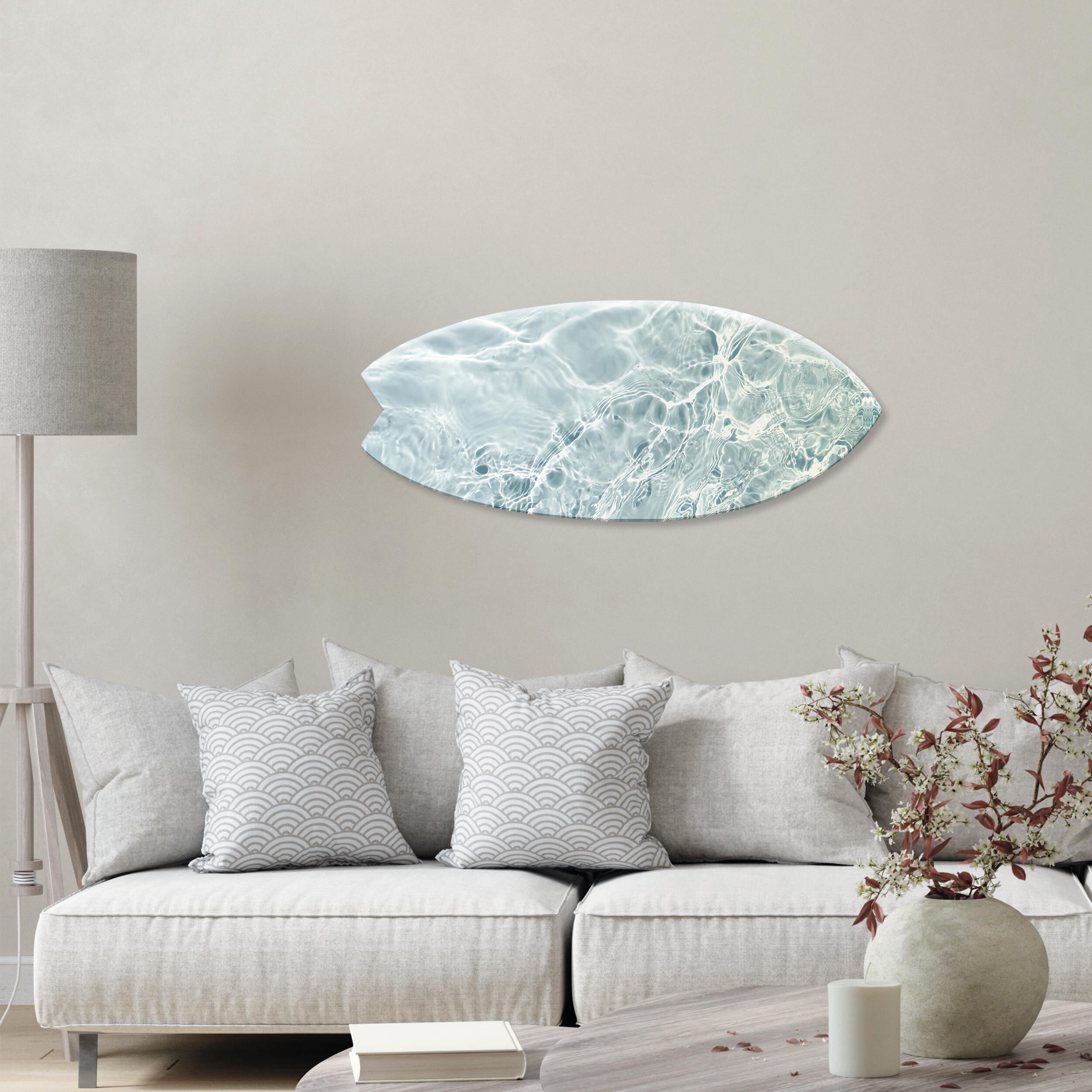 Calming Waves Clear Skimboard