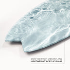 Calming Waves Clear Skimboard