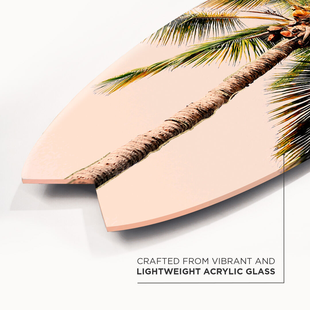 Gold Palm Skimboard