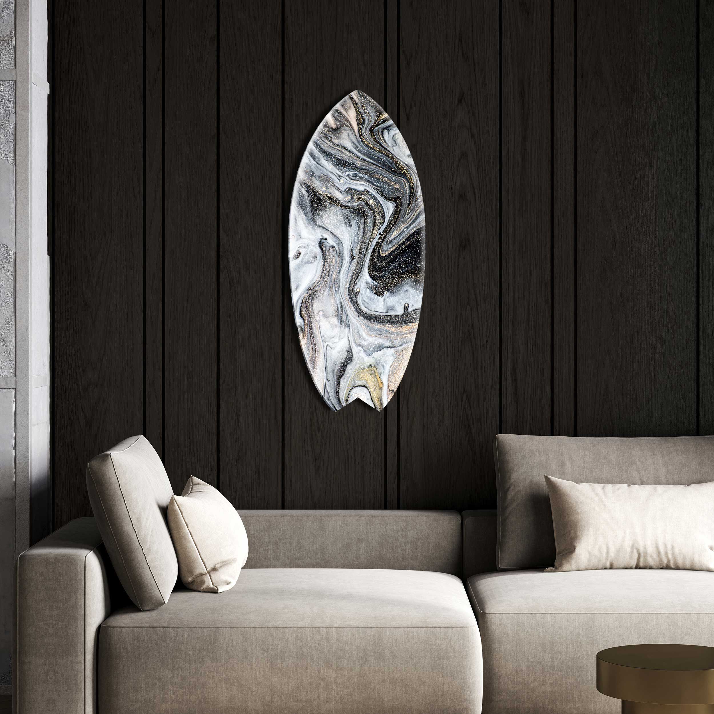 Marbled Gold Skimboard Main image