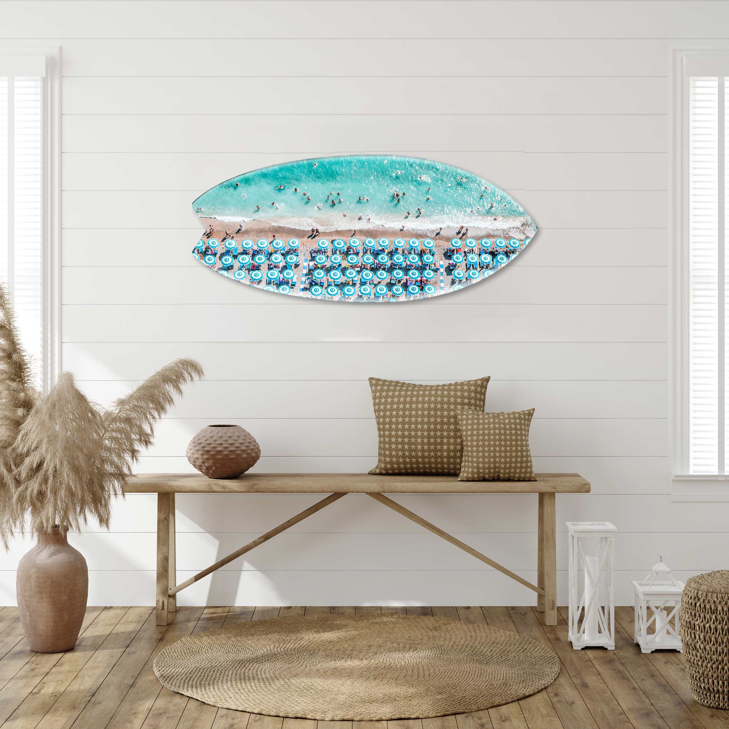 Paradise Beach Umbrellas Skimboard Main image