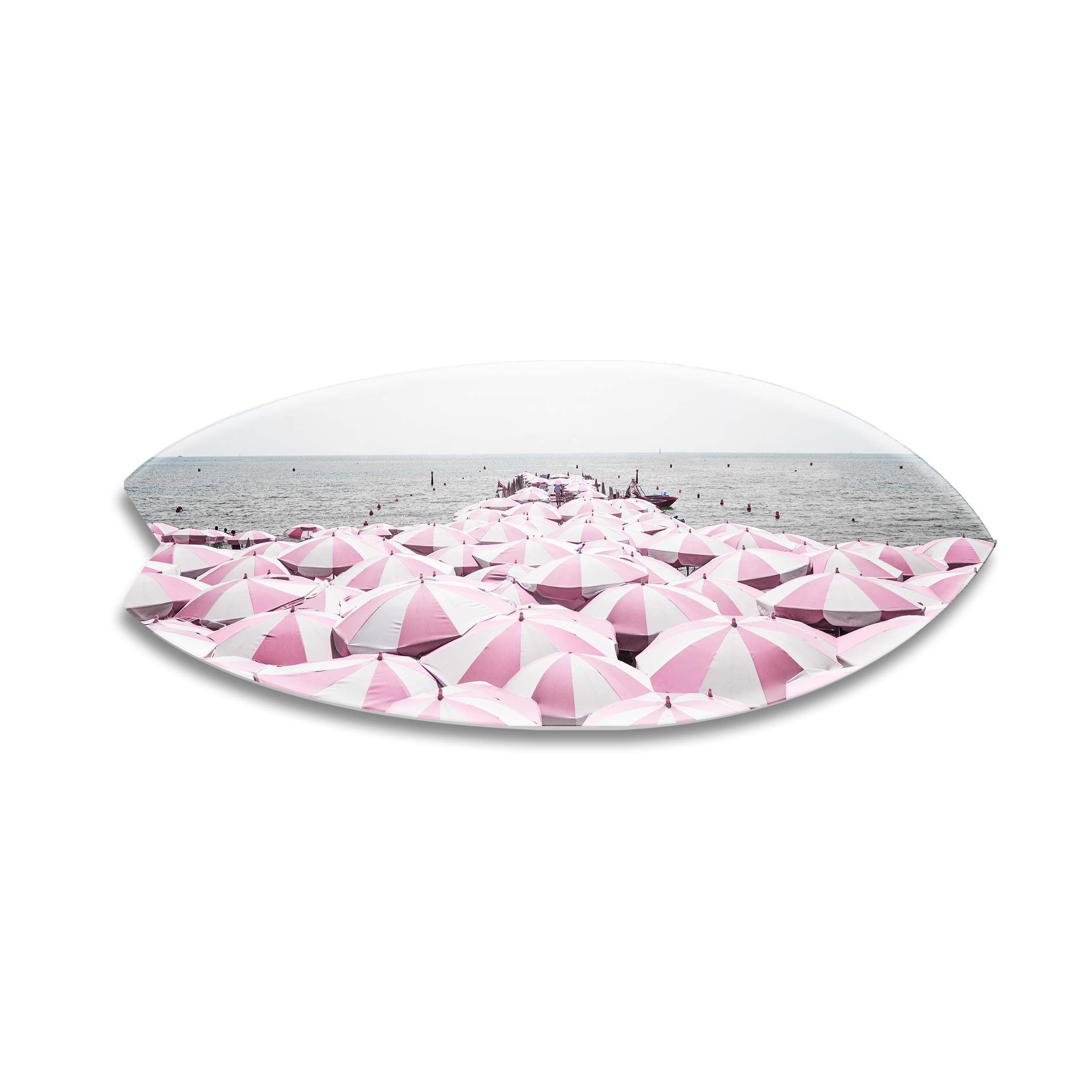 Pink Umbrella Beach Skimboard Secondary image
