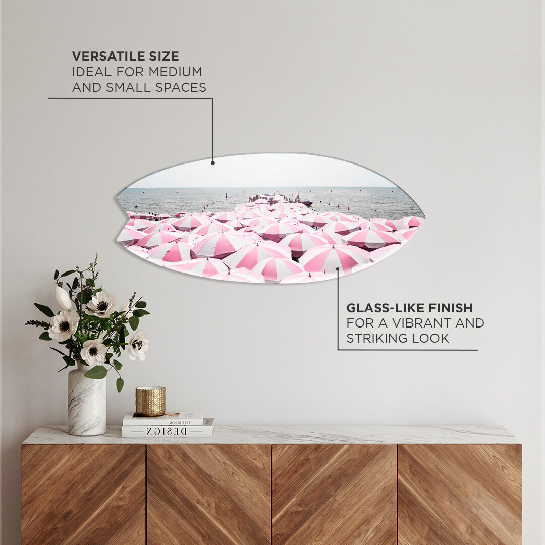 Pink Umbrella Beach Skimboard