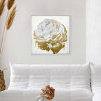 Gilded Floral- With Hand-Brushed Gel Coat and Acrylic Paint Brushwork