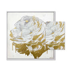 Gilded Floral- With Hand-Brushed Gel Coat and Acrylic Paint Brushwork