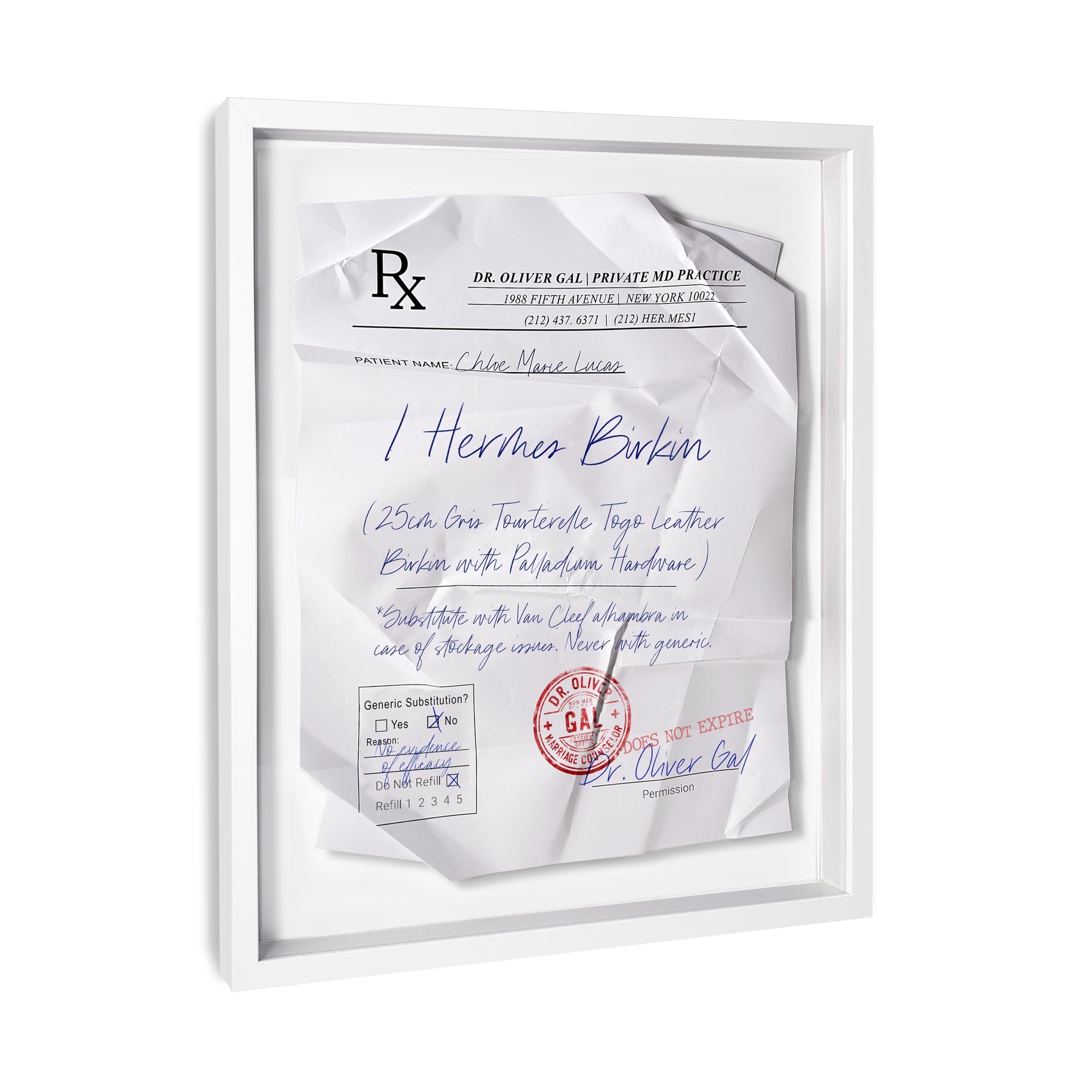 Rx-Mandatory Prescription - Personalize It
