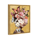 Butterfly Aficionado | Hand Embellished Gold Leaf Art