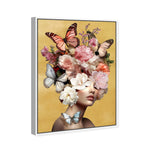Butterfly Aficionado | Hand Embellished Gold Leaf Art