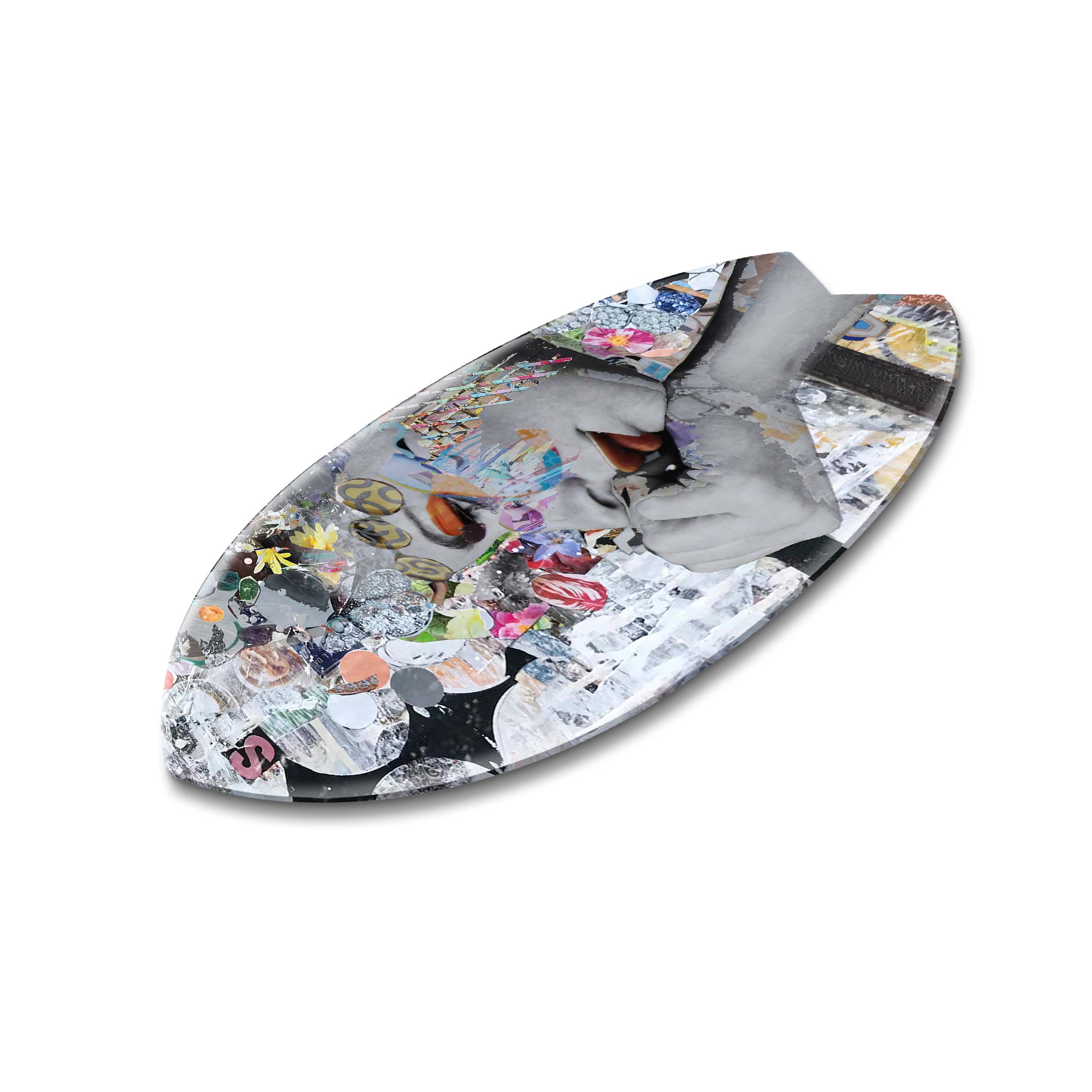 Katy Hirschfeld - Floral Gaze II Skimboard