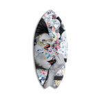Katy Hirschfeld - Floral Gaze I Skimboard