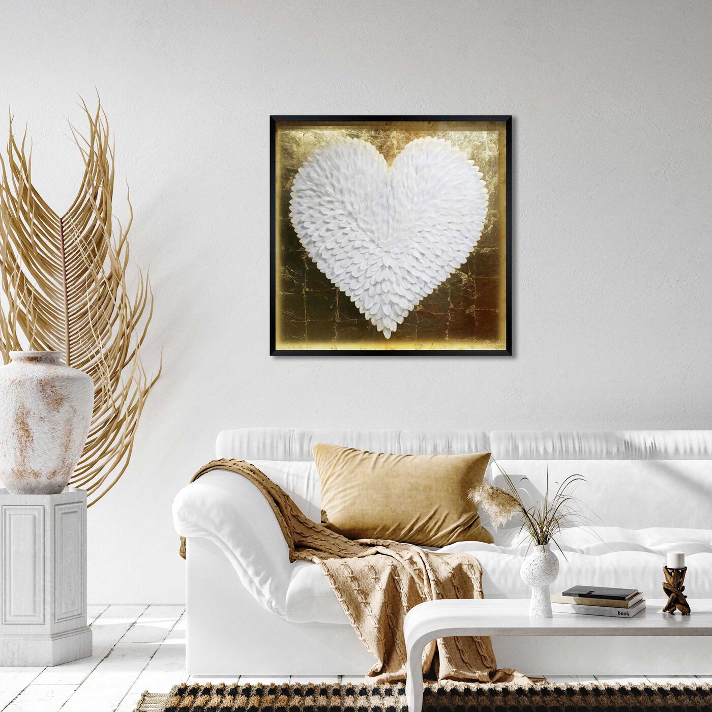 Golden Heart Feather Secondary image