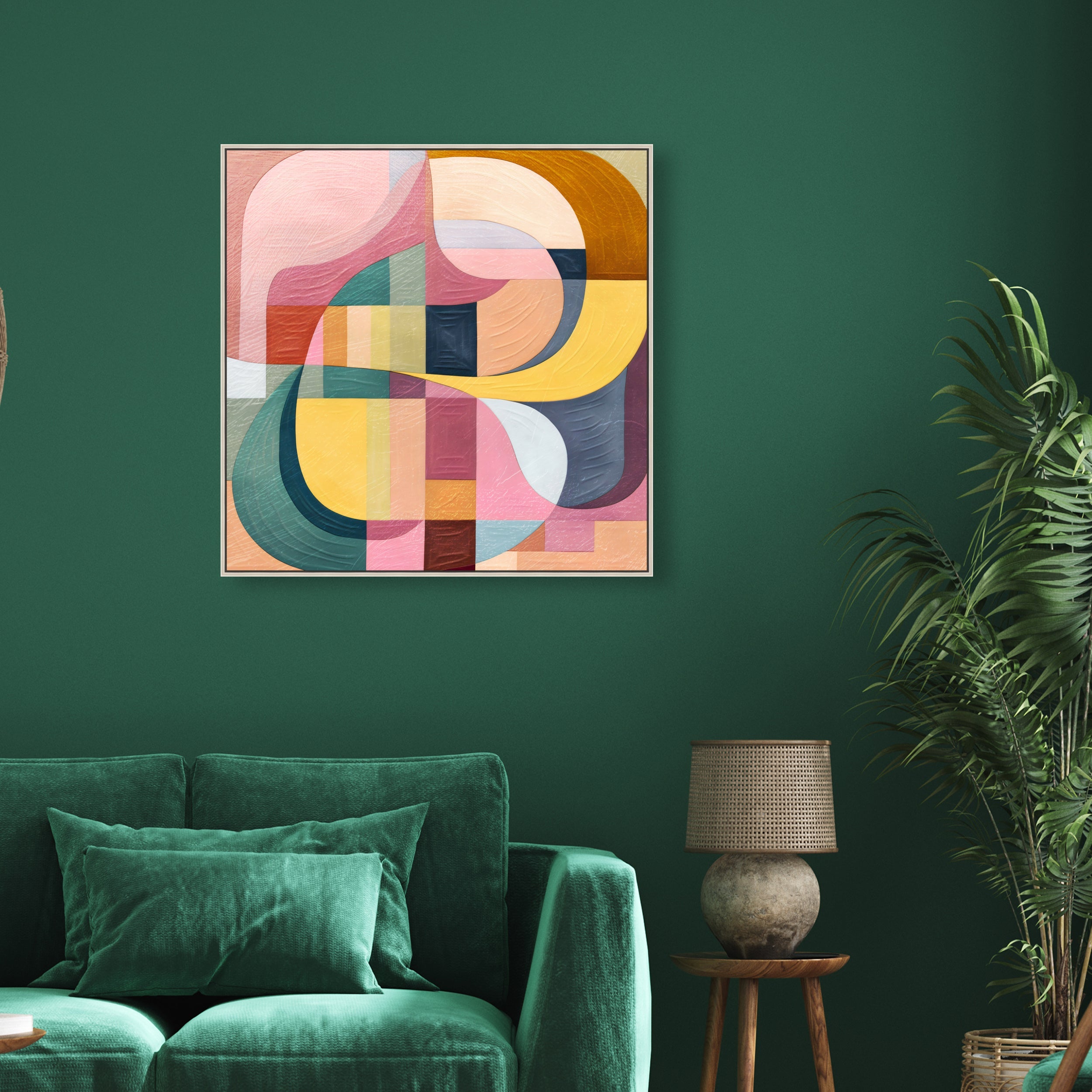 Vibrant Palm Springs III - With High-gloss Gel