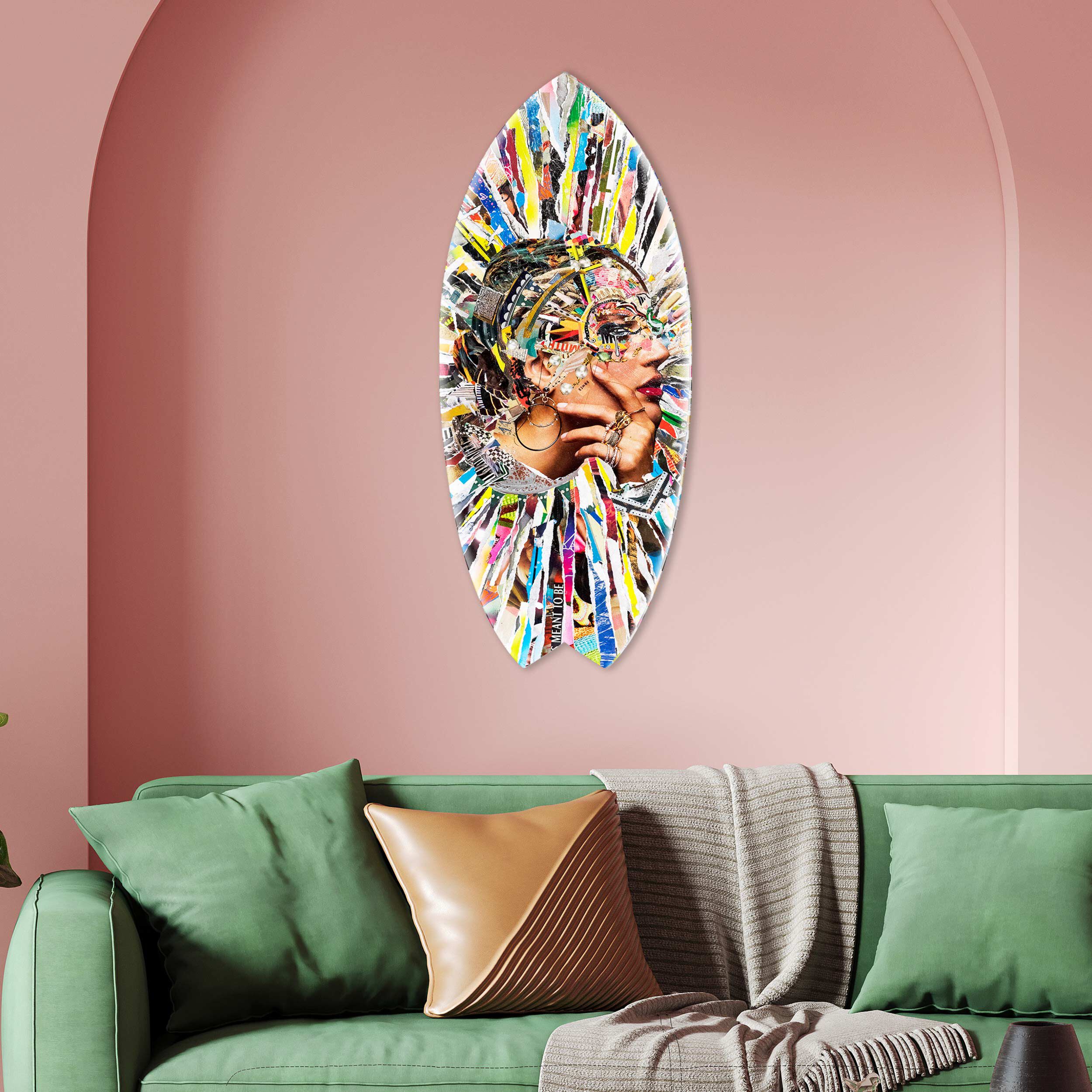 Katy Hirschfeld - Radiant Reflection Skimboard Main image