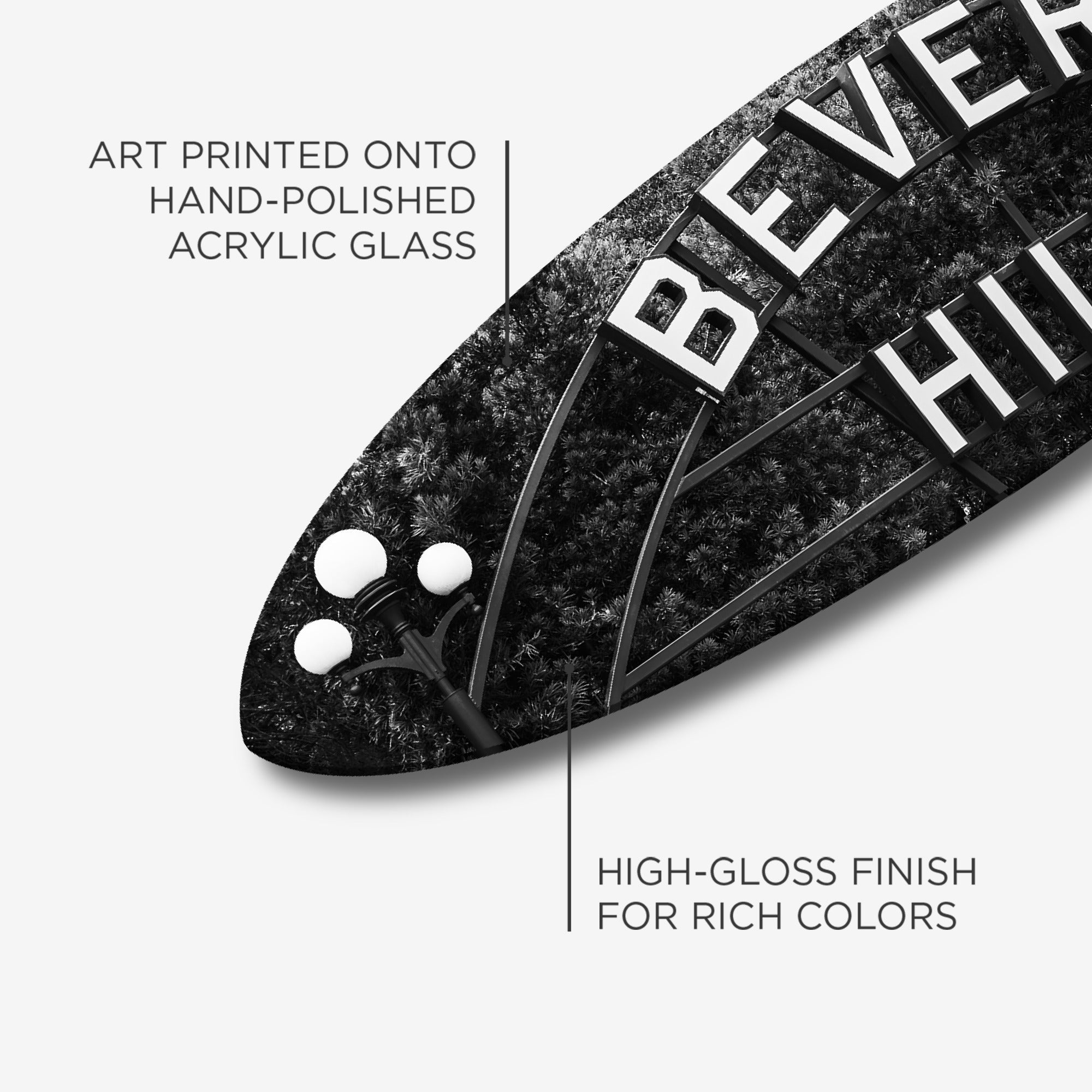 Beverly Hills Sign Surfboard Secondary image