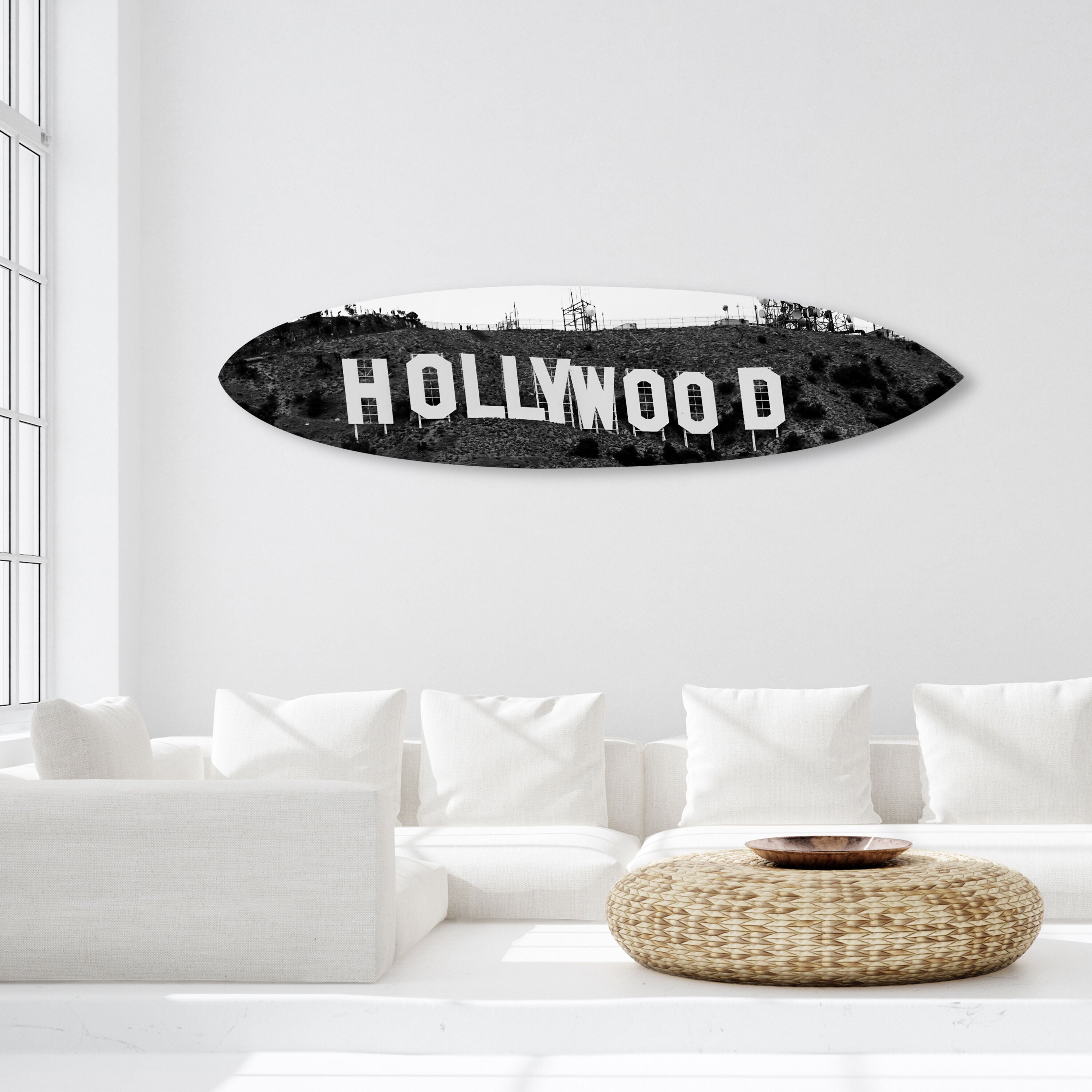 Hollywood Sign Surfboard Secondary image