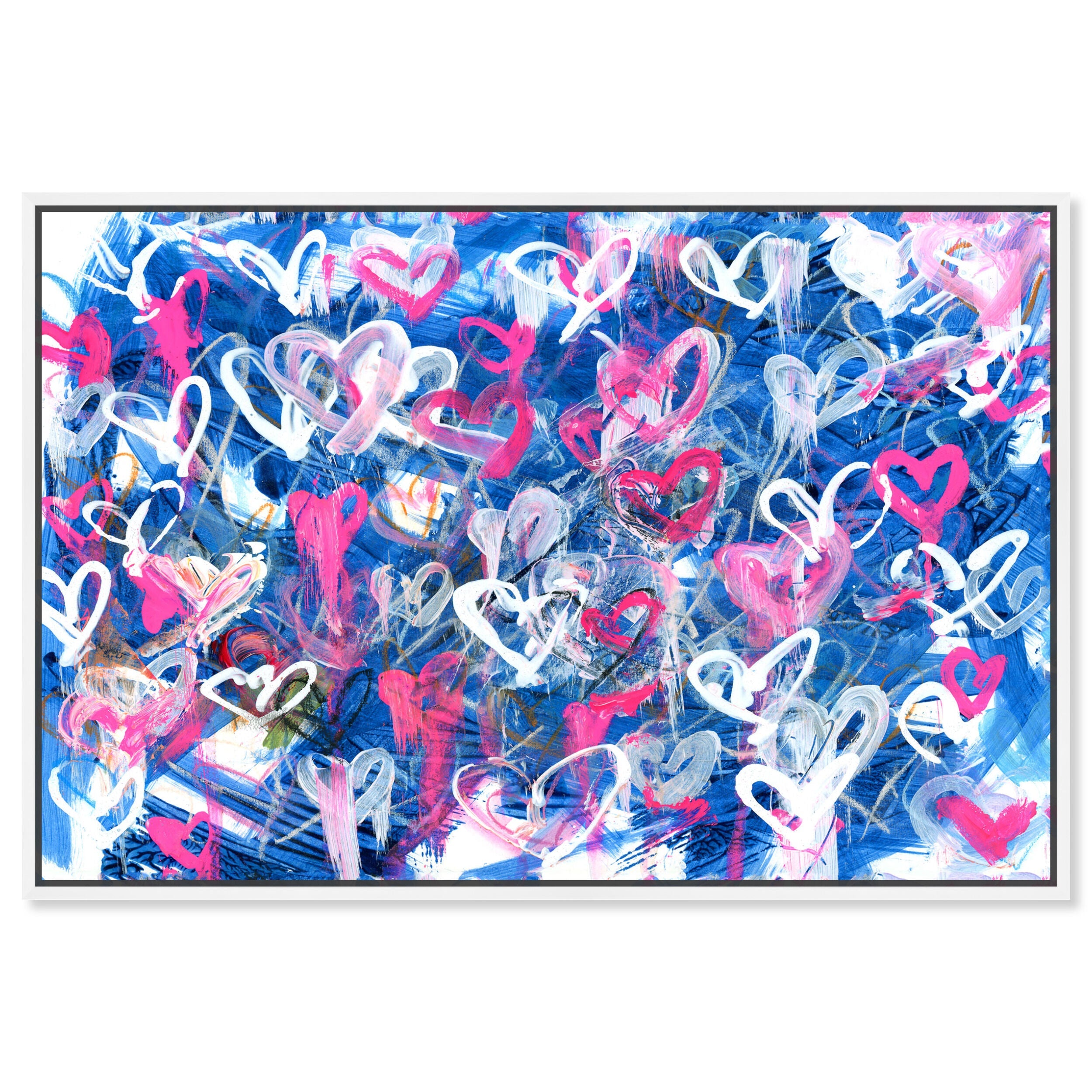 Love on The Blue - With Acrylic Paint Main image
