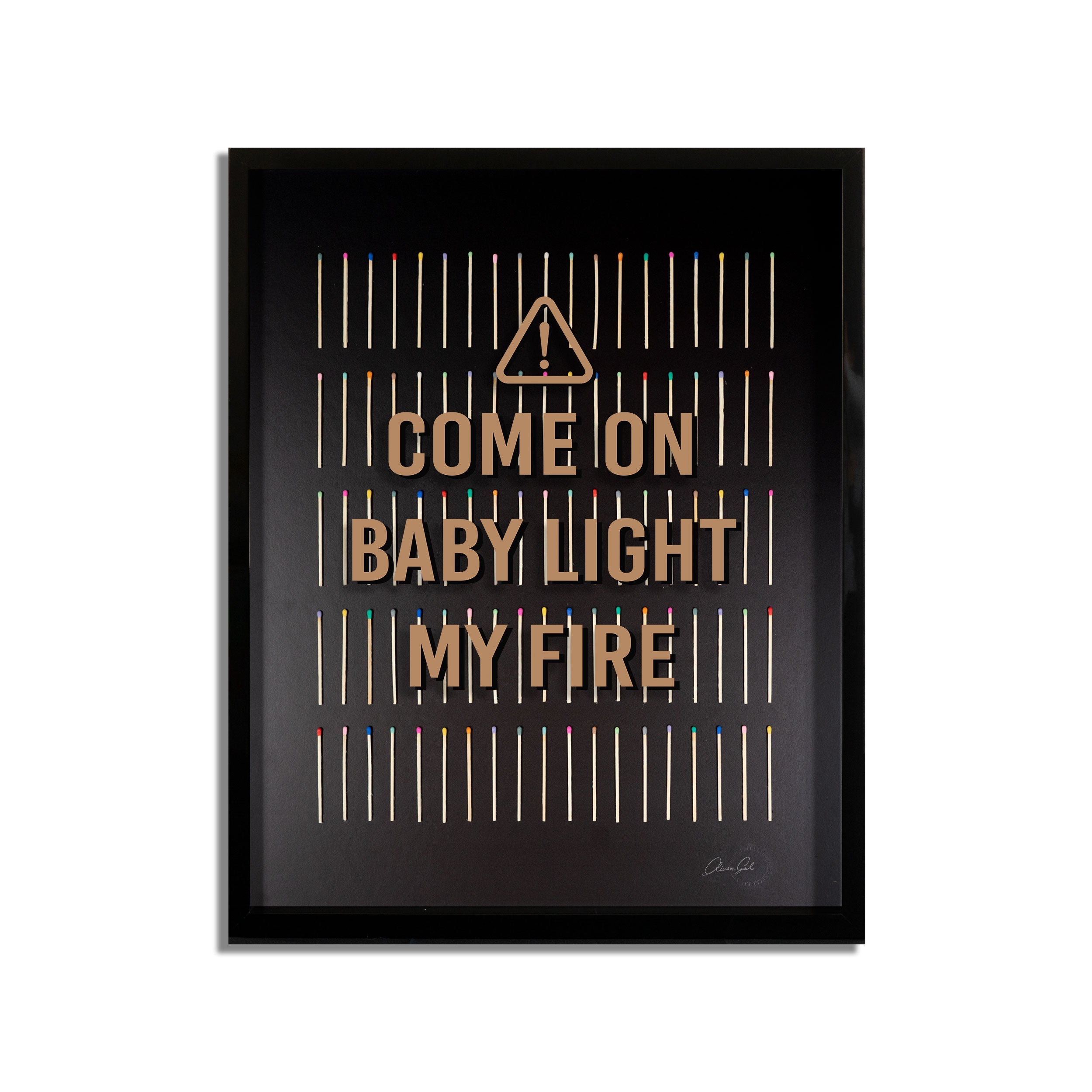 Light My Fire - Framed 3D Art Secondary image