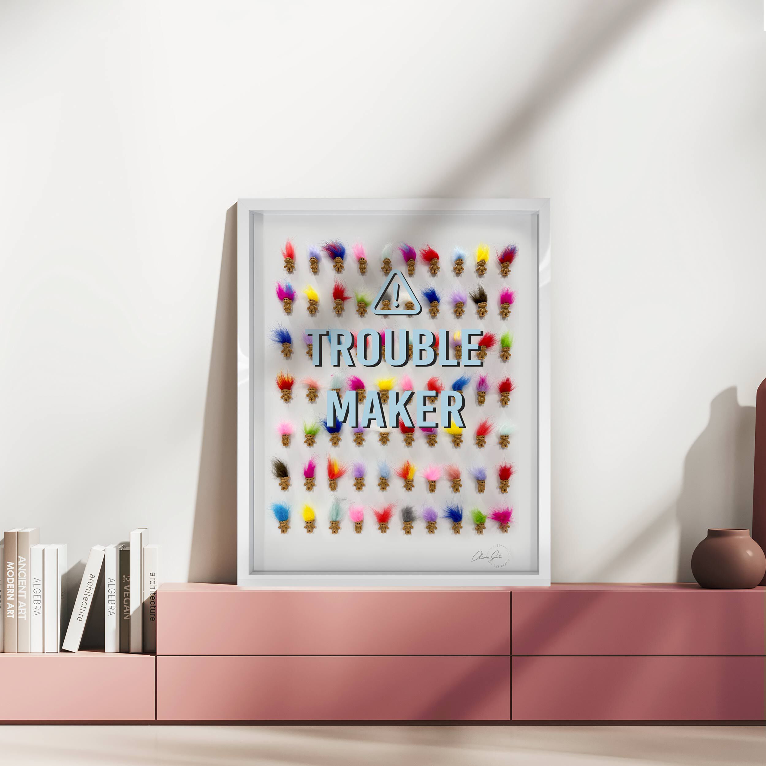 Trouble Maker - Framed 3D Art Secondary image