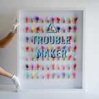 Trouble Maker - Framed 3D Art