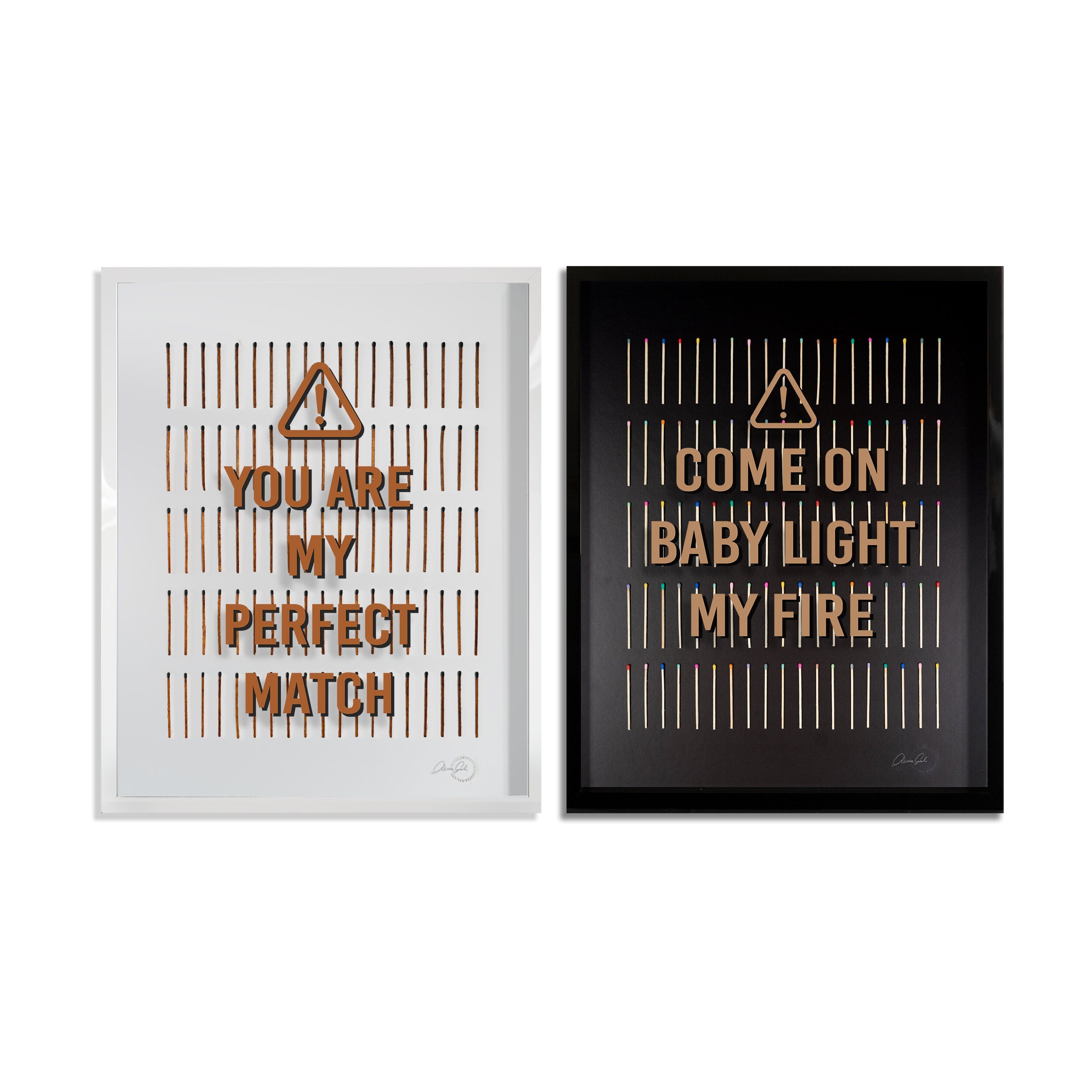 Matches - Framed 3D Art - 2 Piece Set Secondary image