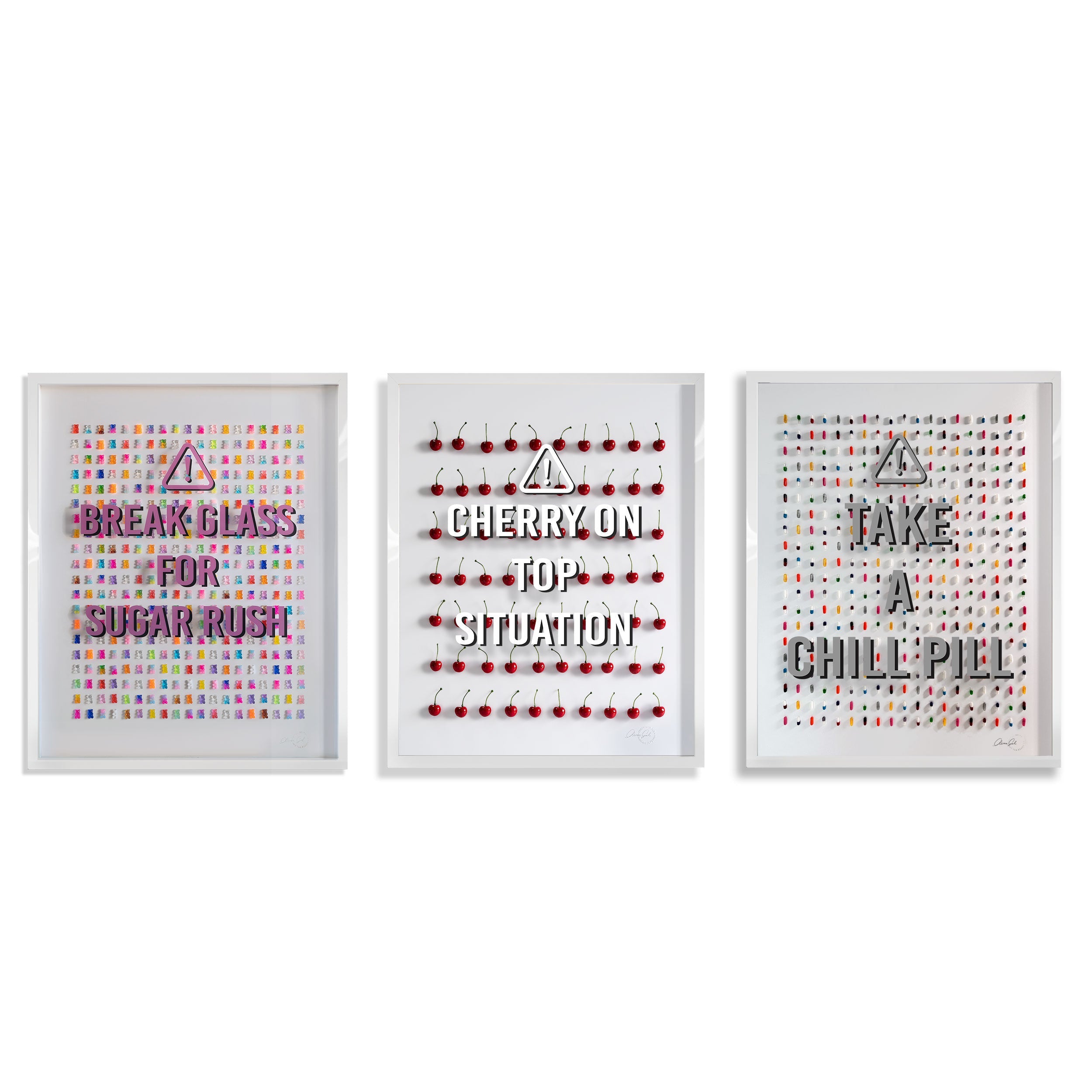 Sweet Rush - Framed 3D Art - 3 Piece Set Secondary image