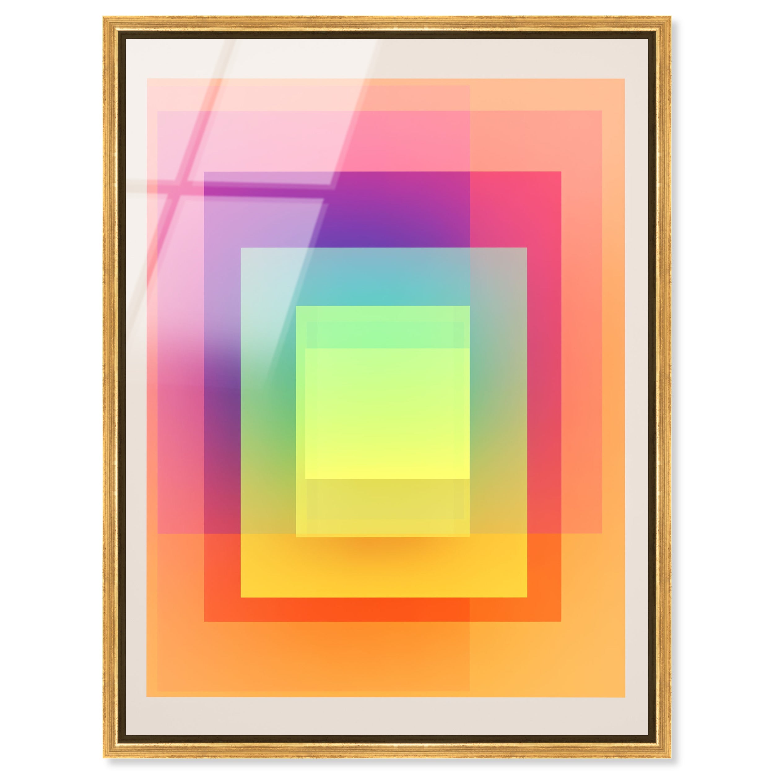 Neon Geo 1 | Acrylic Panel