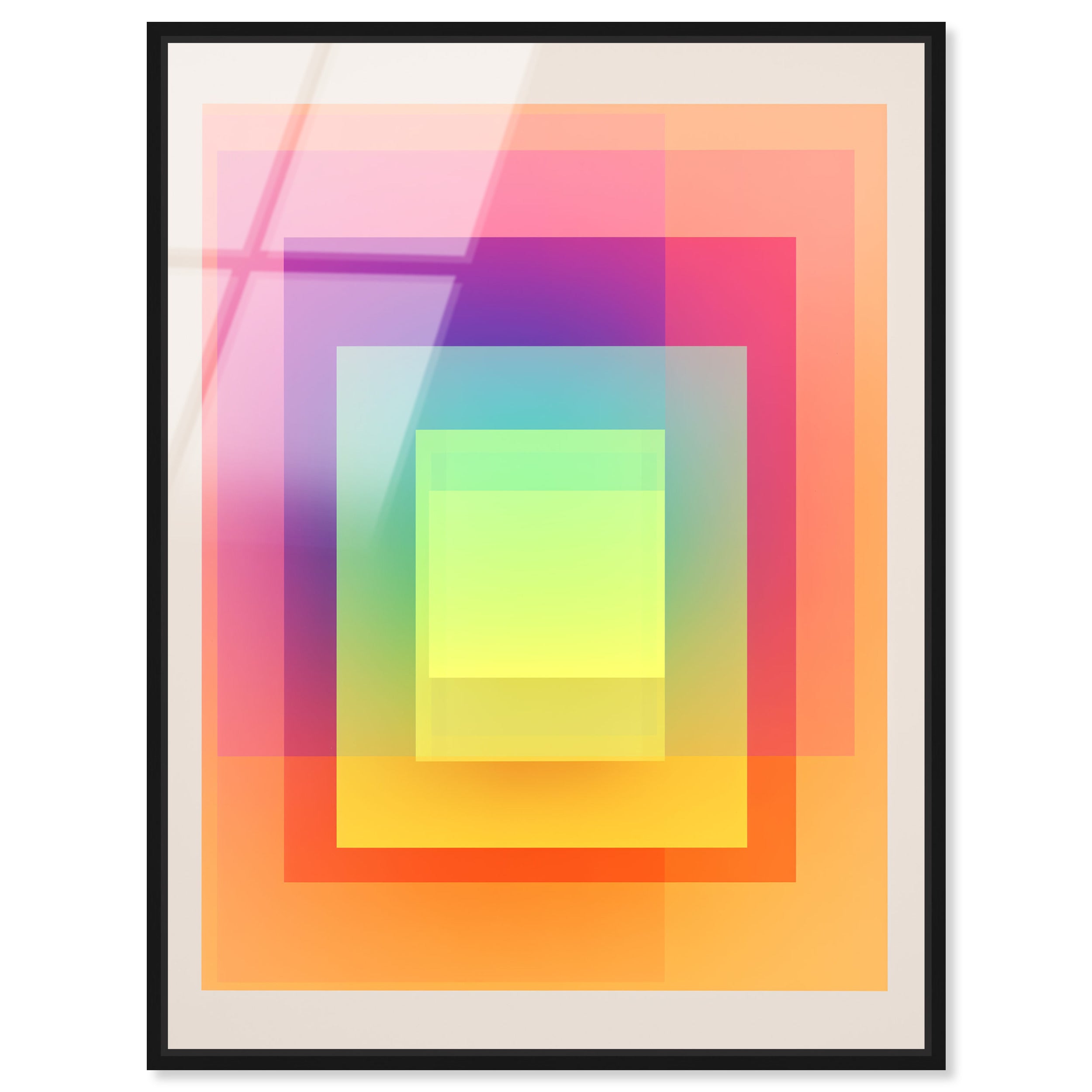Neon Geo 1 | Acrylic Panel Main image