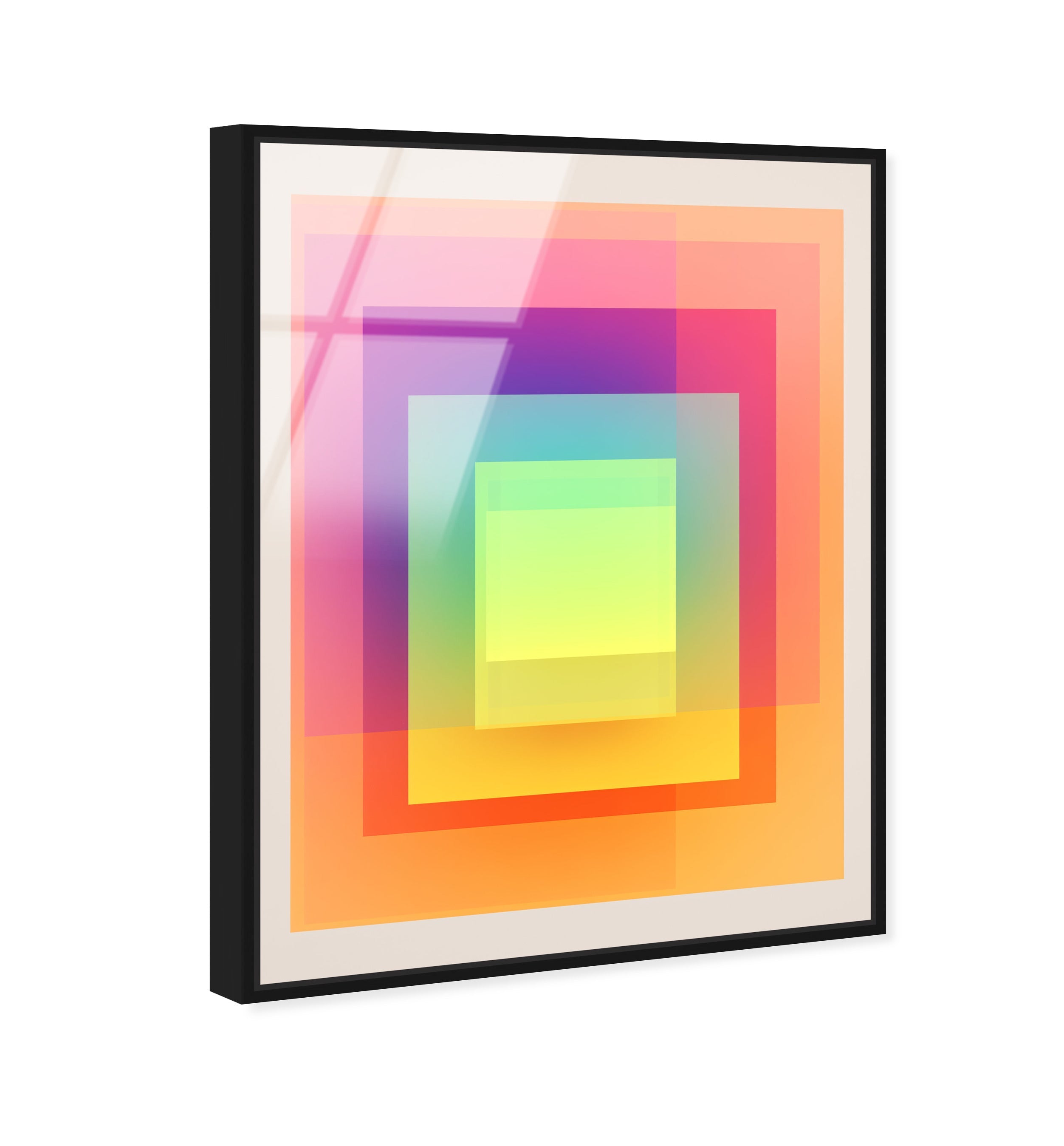Neon Geo 1 | Acrylic Panel