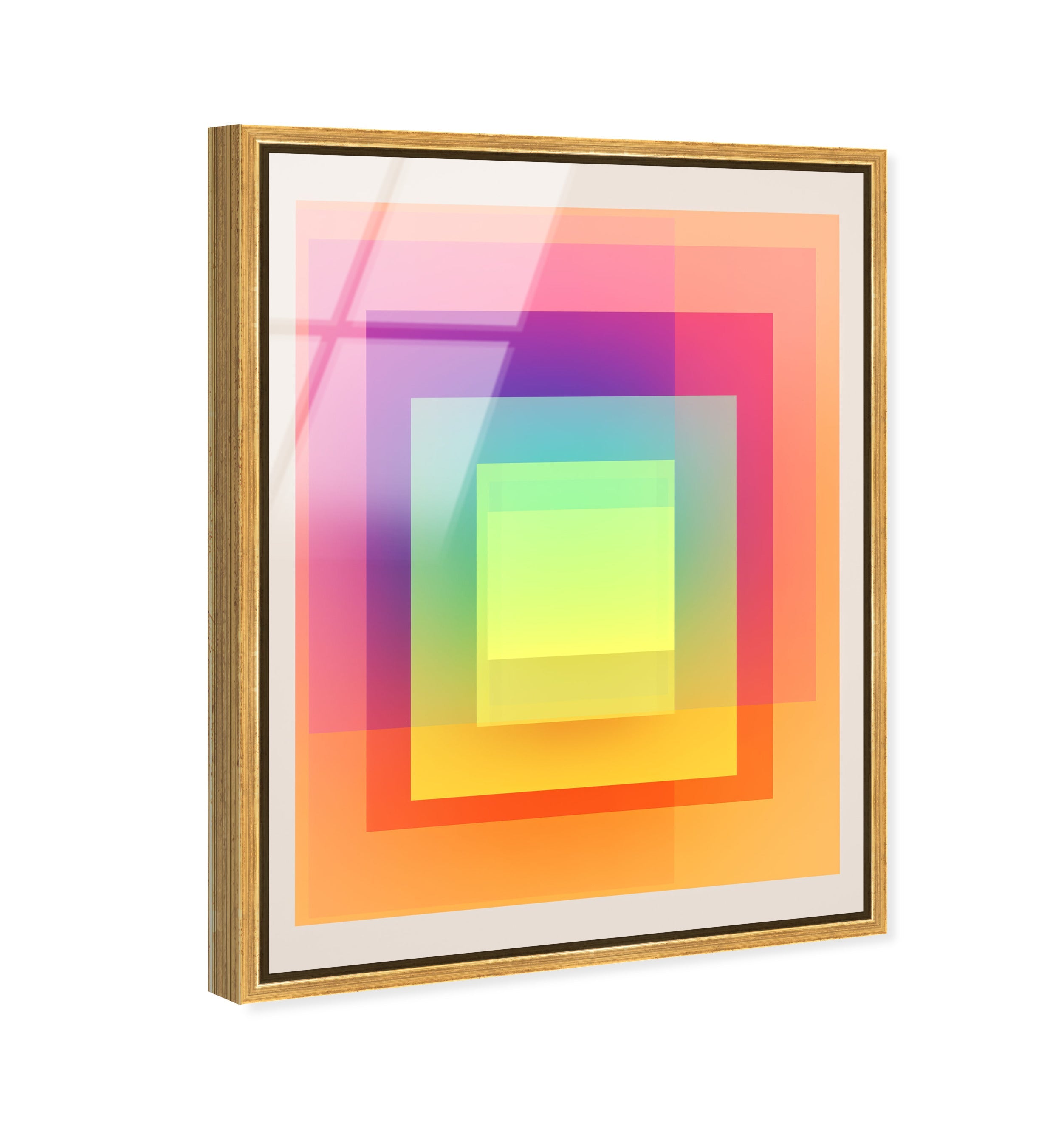 Neon Geo 1 | Acrylic Panel