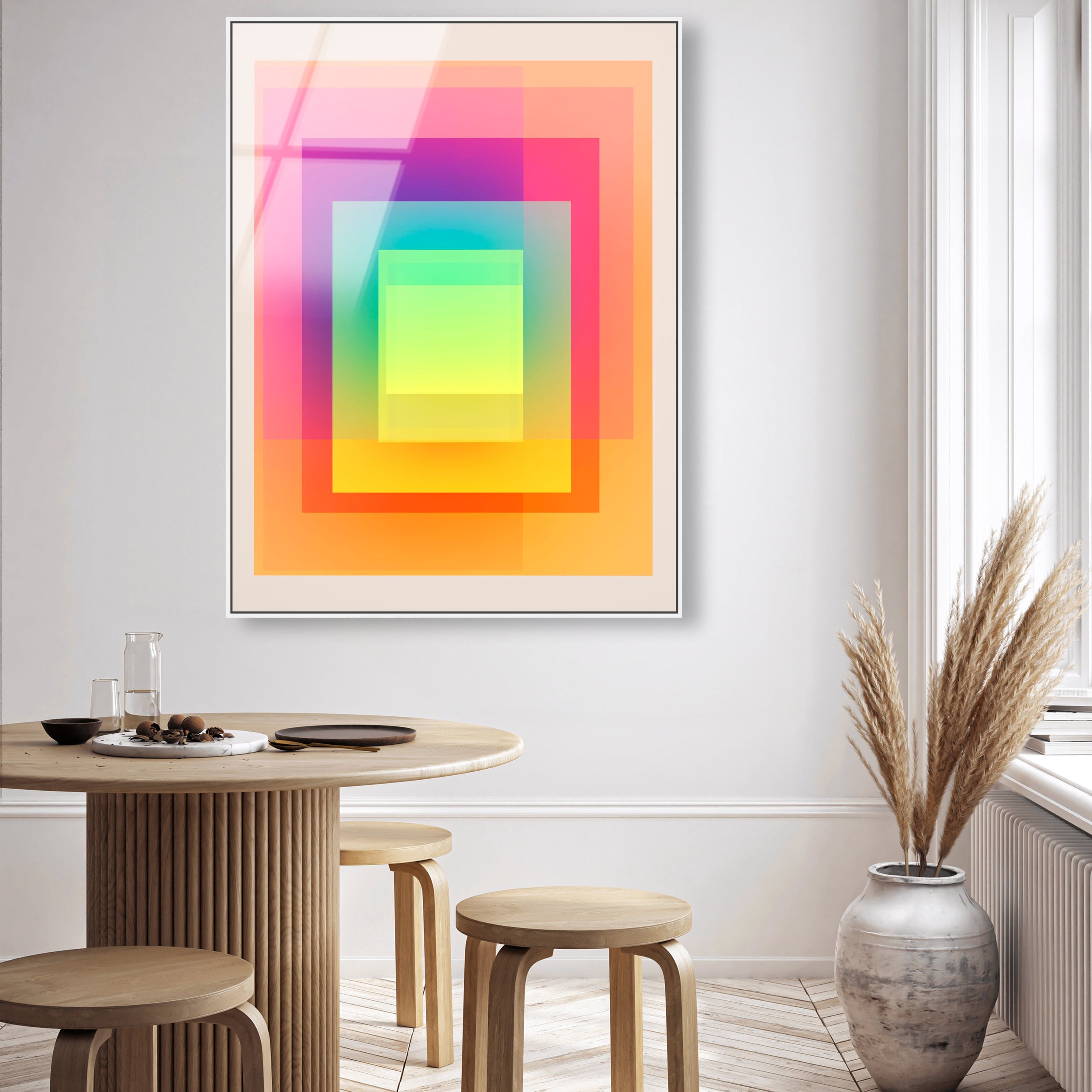 Neon Geo 1 | Acrylic Panel