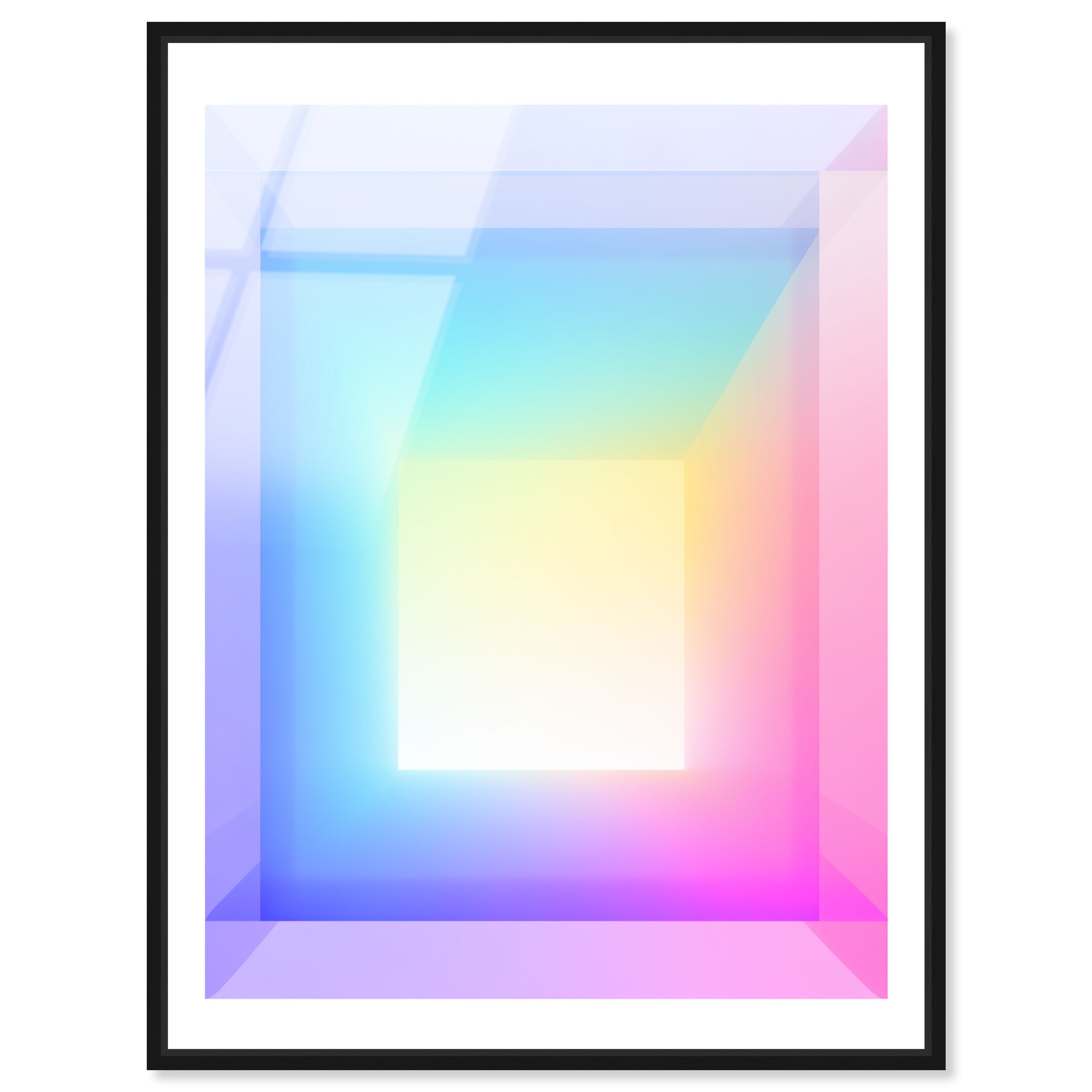 Neon Geo 3 | Acrylic Panel