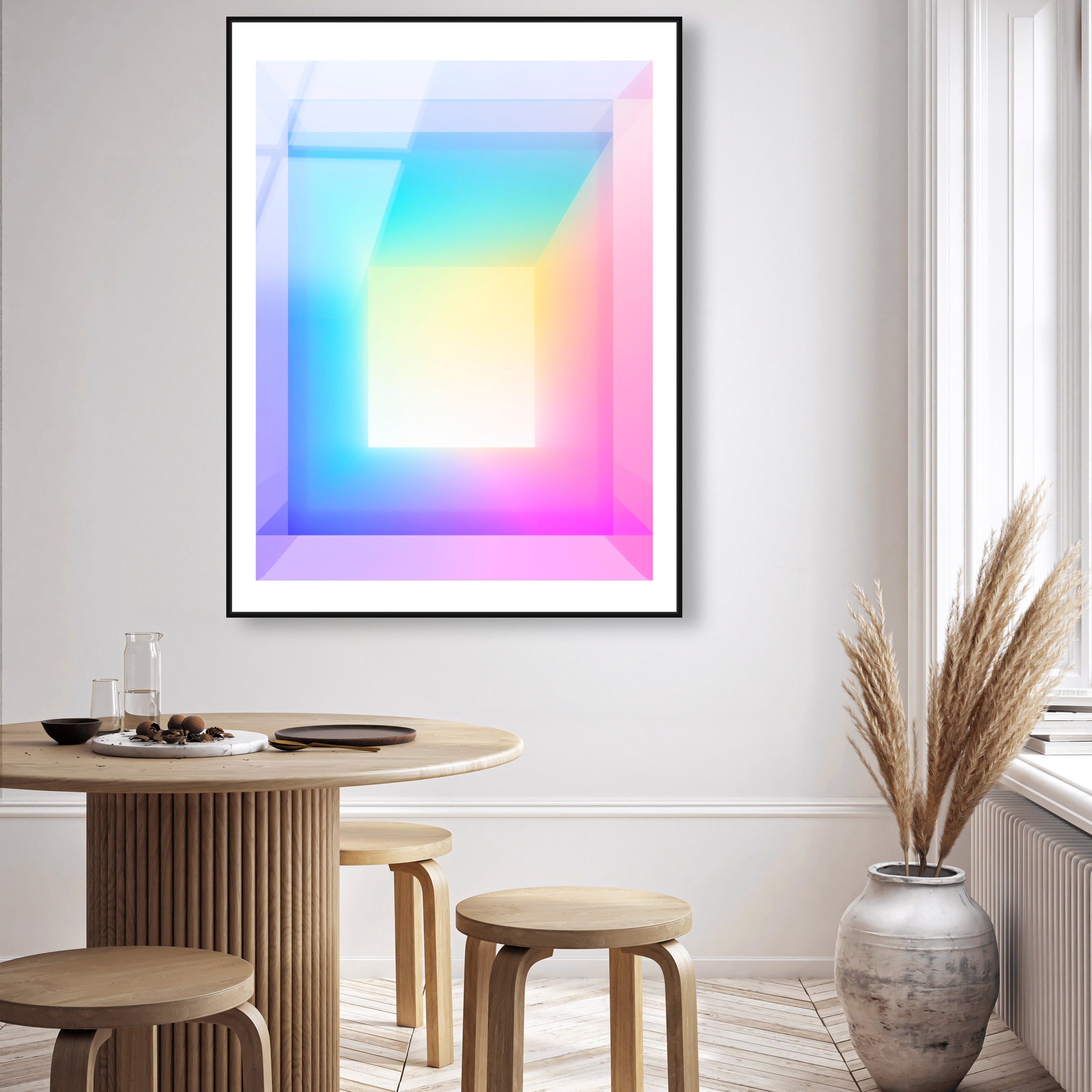 Neon Geo 3 | Acrylic Panel