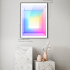 Neon Geo 3 | Acrylic Panel