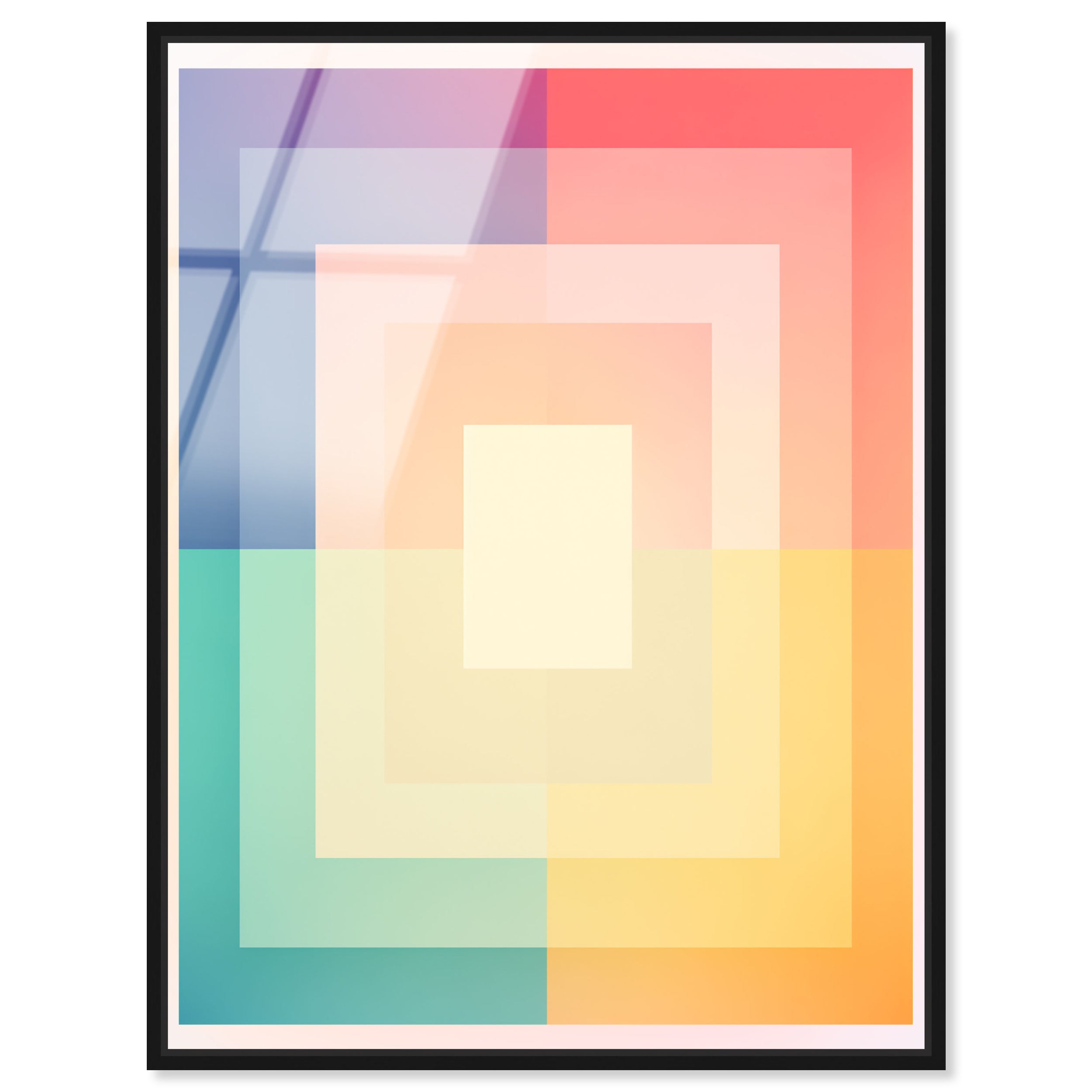 Neon Geo 5 | Acrylic Panel