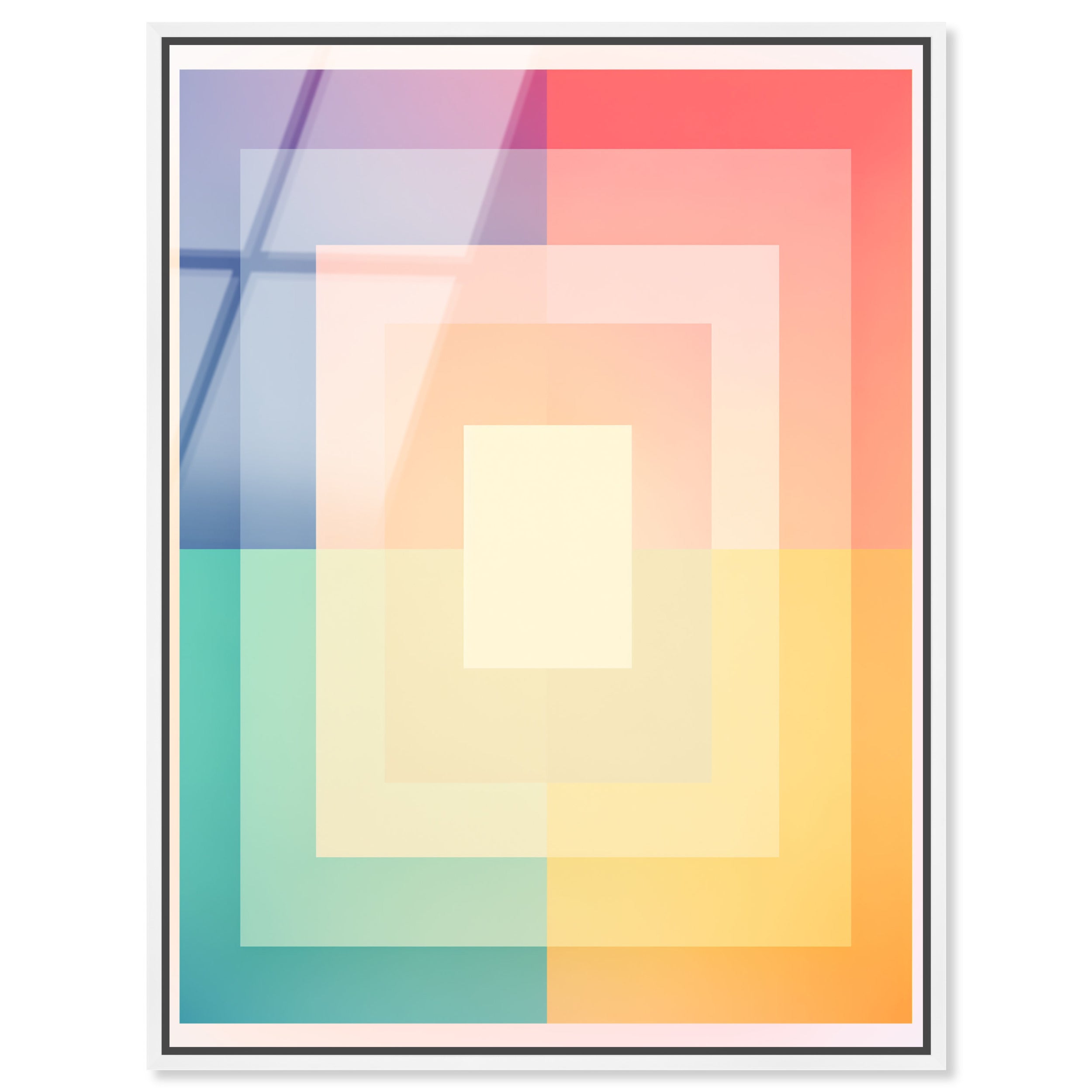 Neon Geo 5 | Acrylic Panel