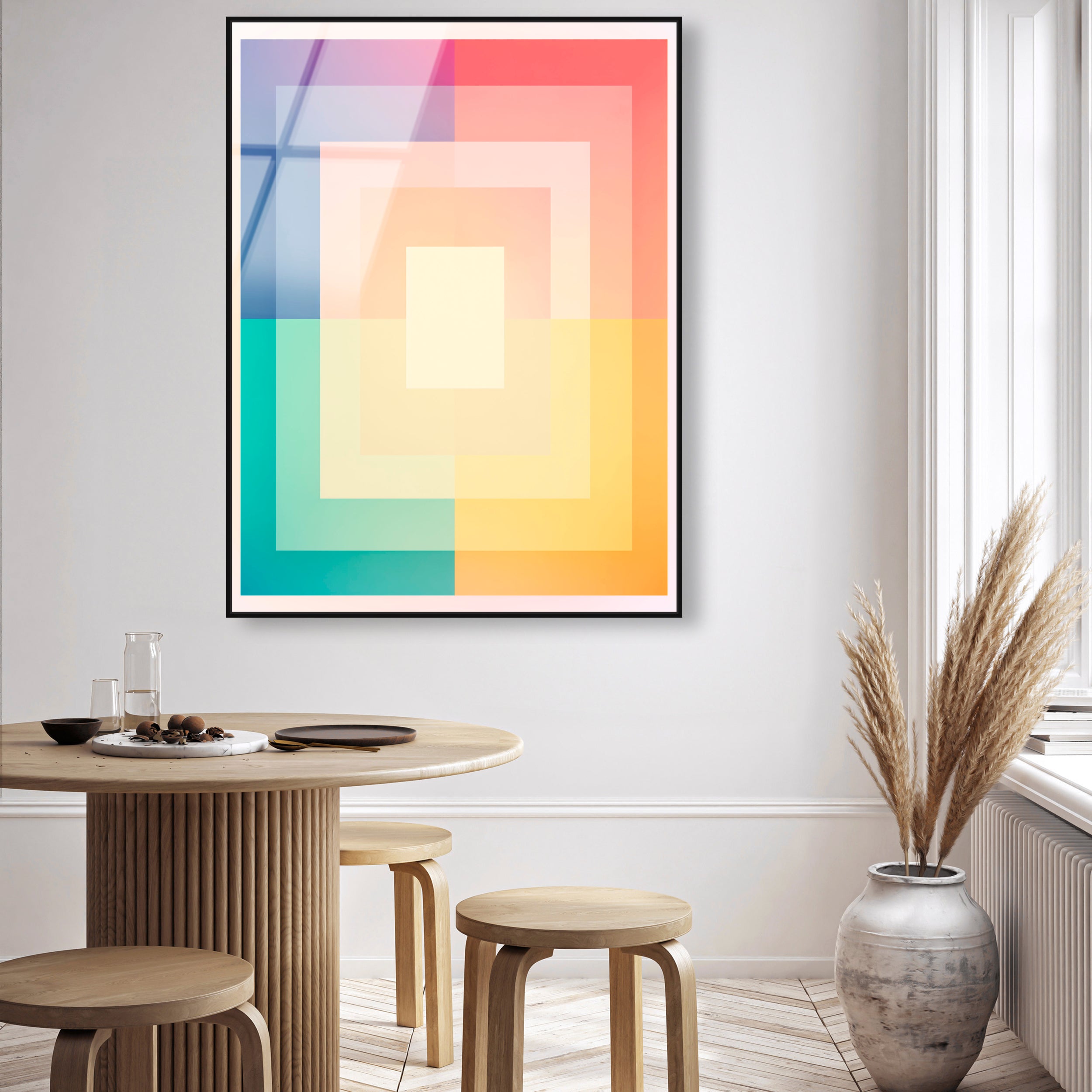 Neon Geo 5 | Acrylic Panel